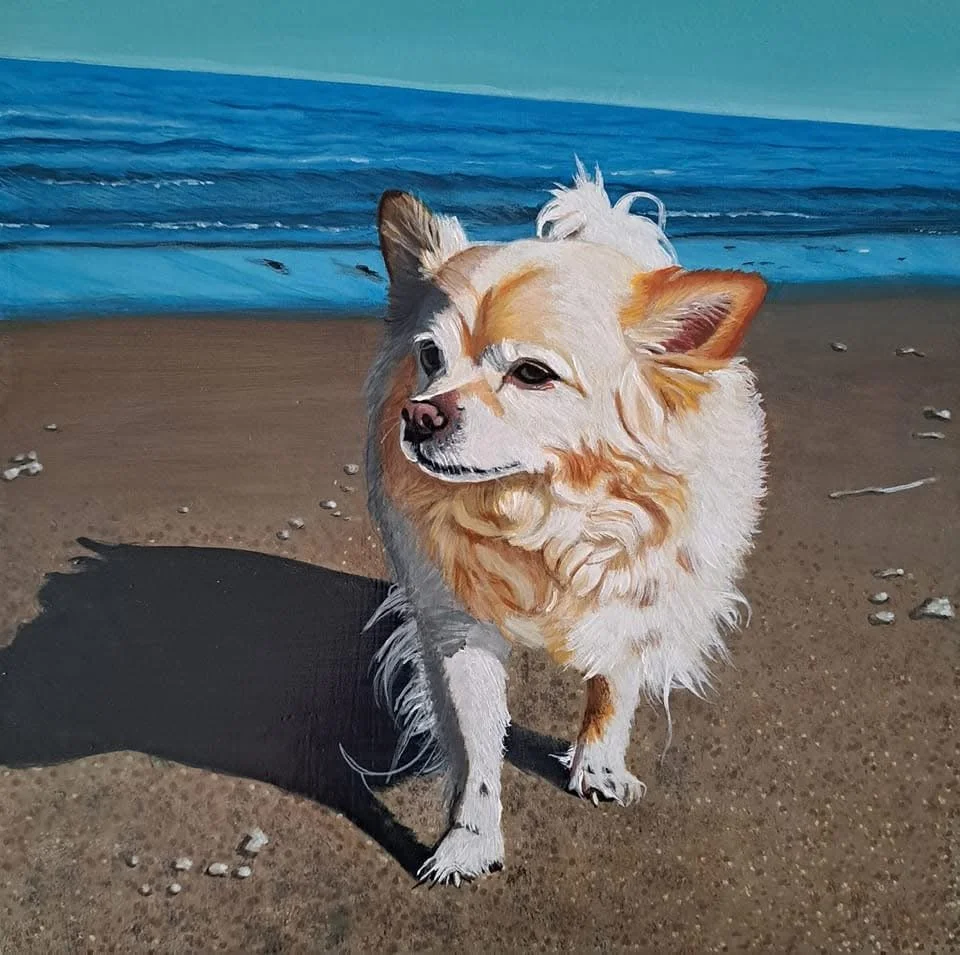 8” x 8” Acrylic on wood panel