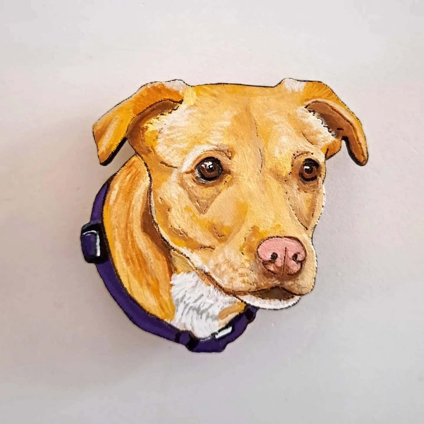 2” Acrylic on wood magnet