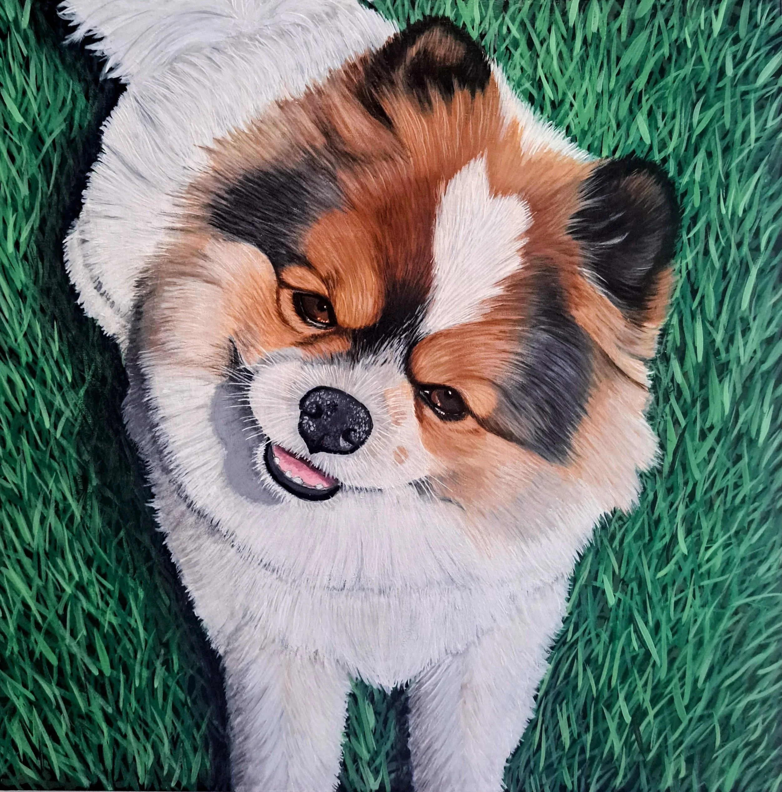 12” x 12” Acrylic on wood panel 