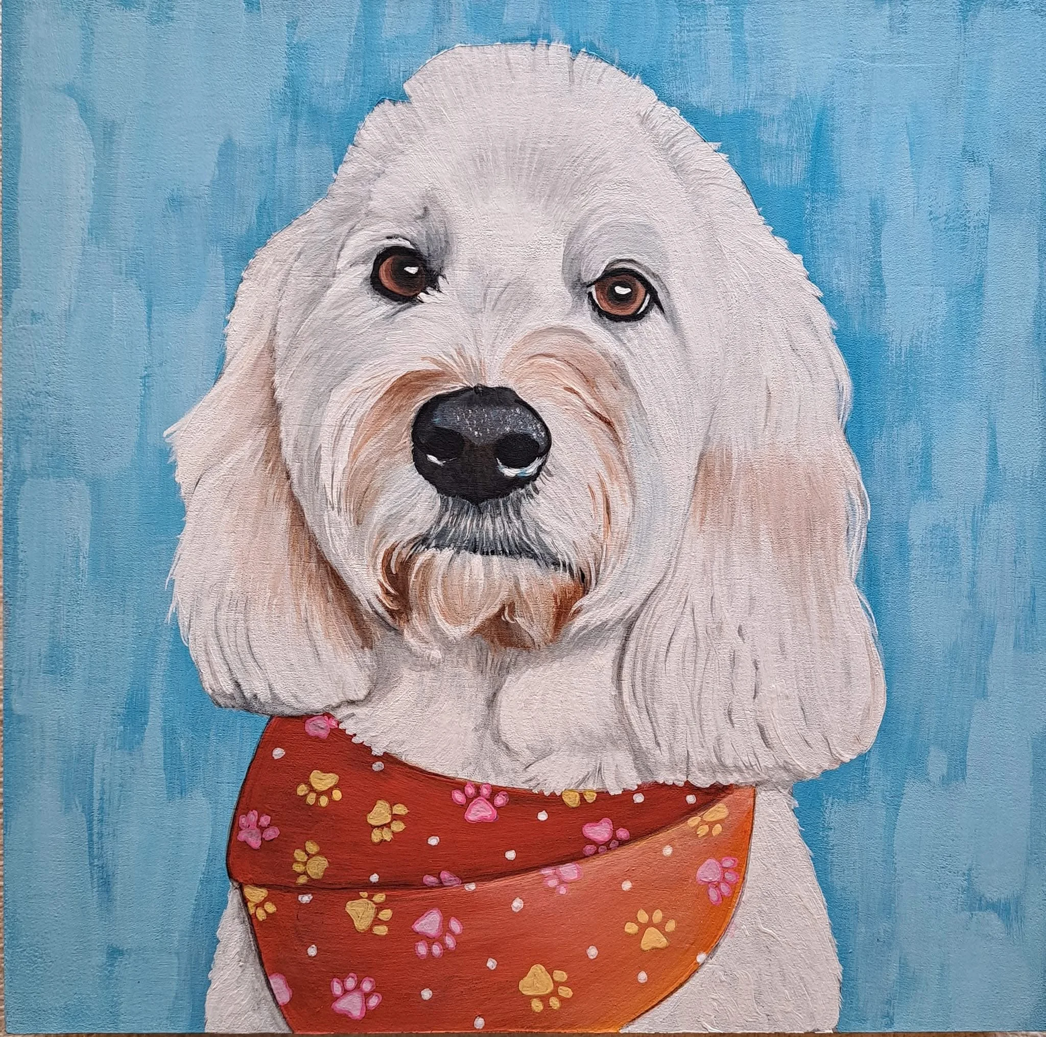 12” x 12” Acrylic on wood panel