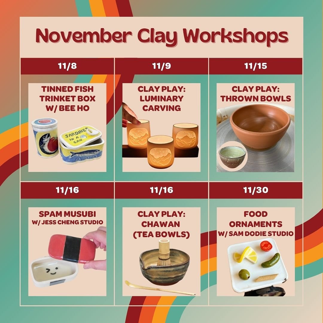 📣November Classes and Workshops are Live! 

Link in bio 🤗