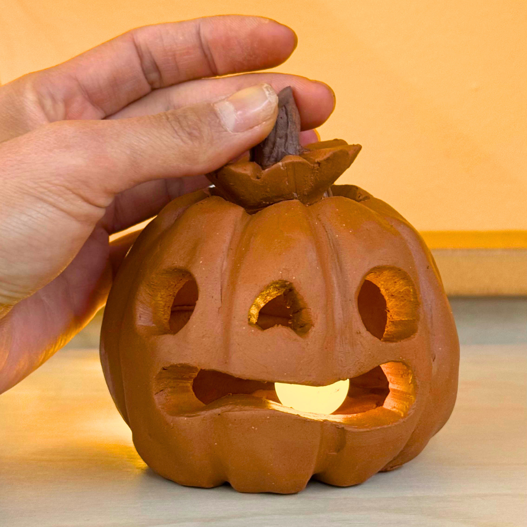 Sculpt and Carve Your Own Mini Jack-o'-Lantern