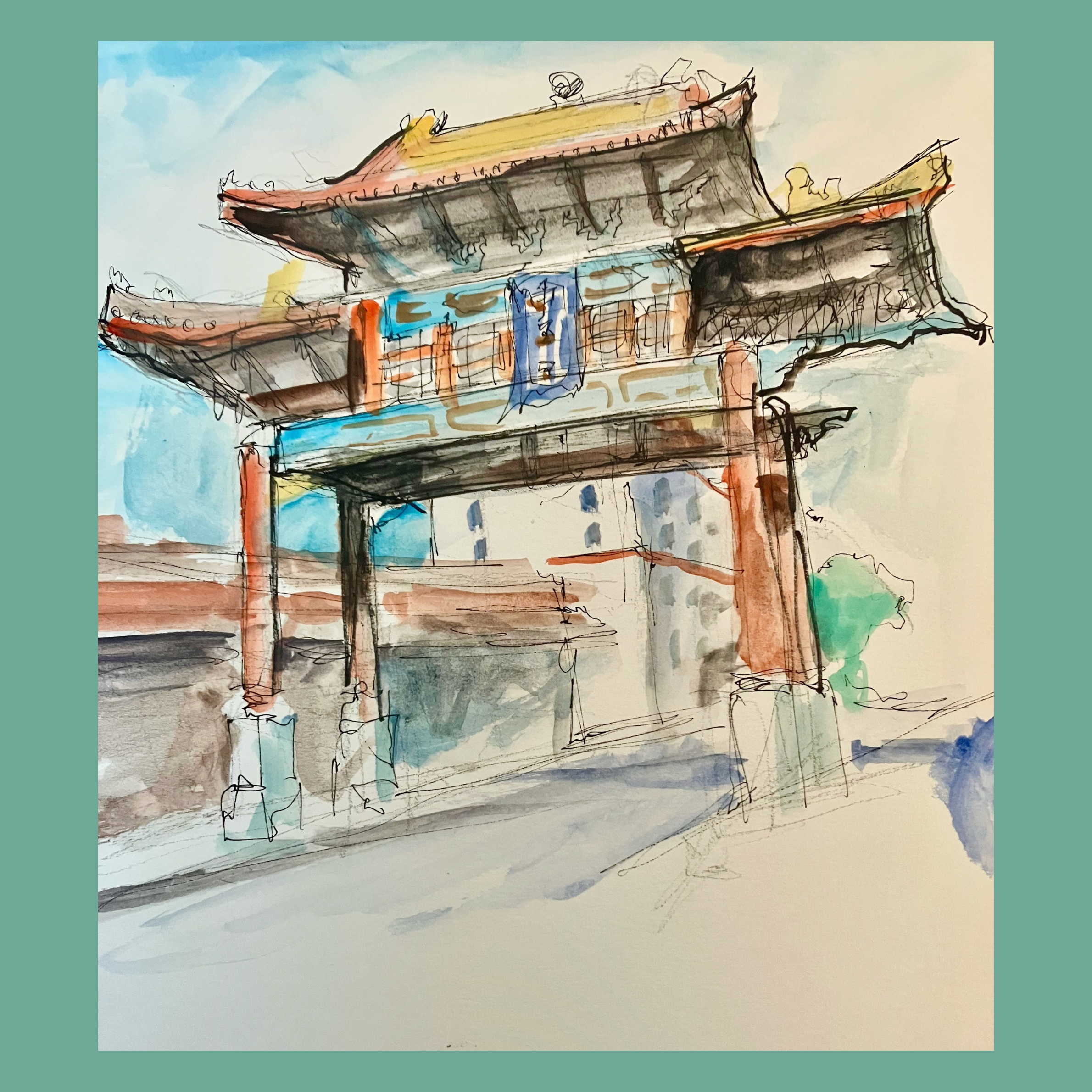Outdoor sketching