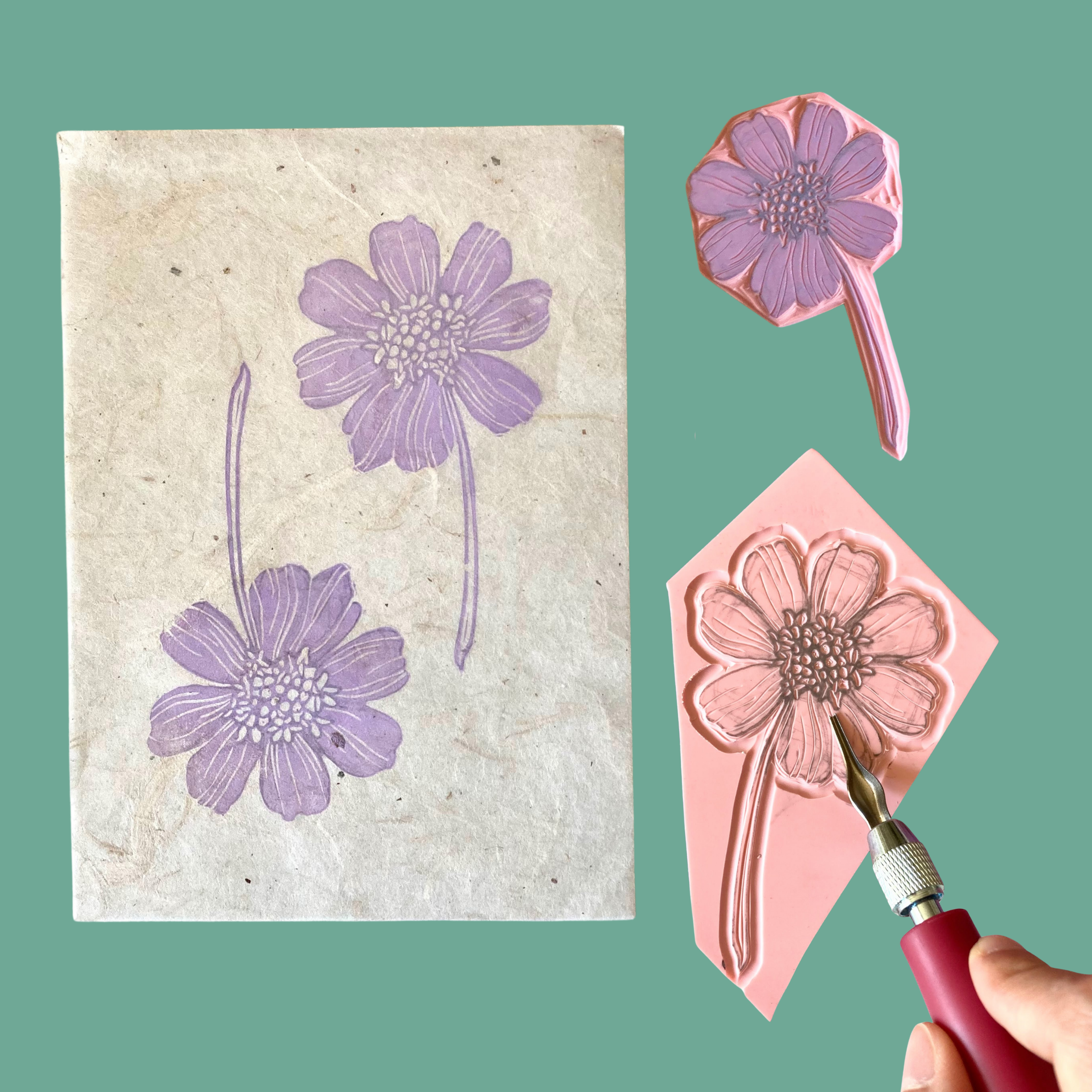 Carve Your Own Stamp: Introduction to Block Printing