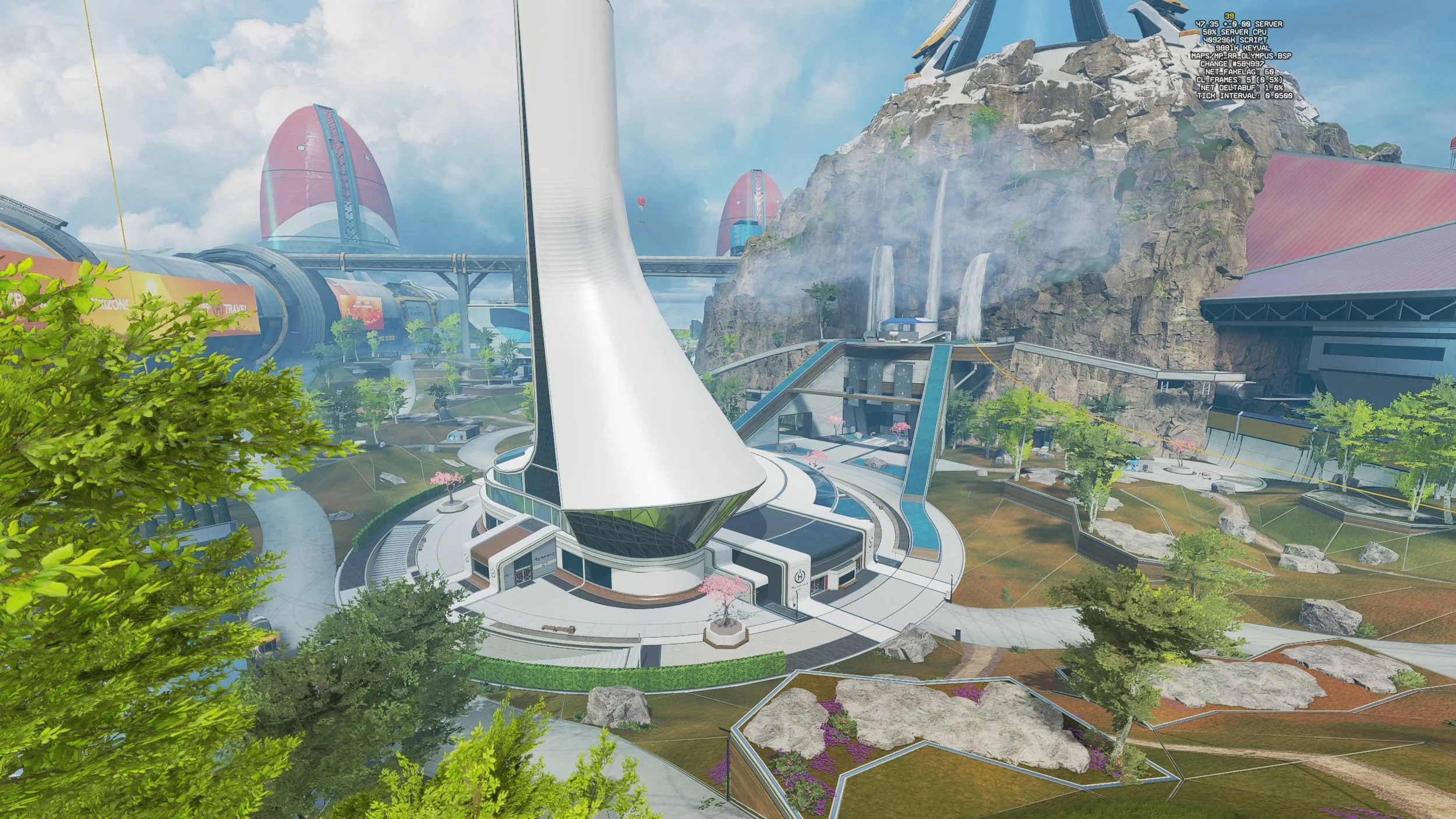 Olympus - Exterior of Hammond Labs from up high