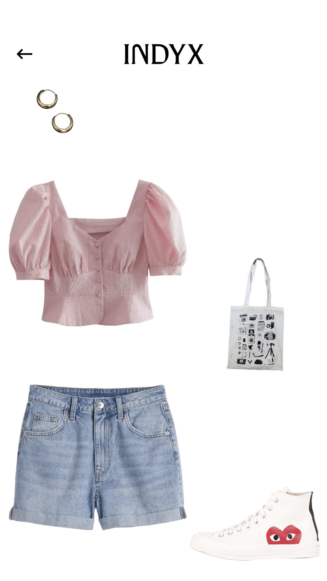 Pink Top Casual Spring Outfit Idea