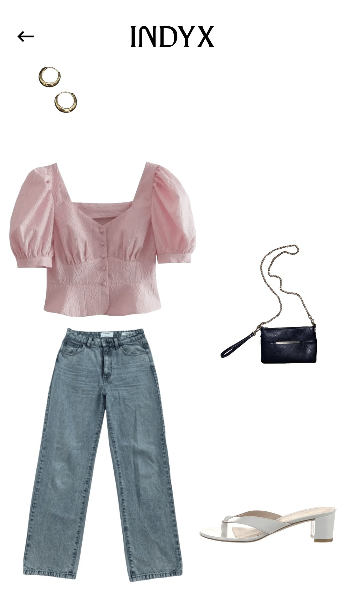 Pink Top Date Night Spring Outfit Idea