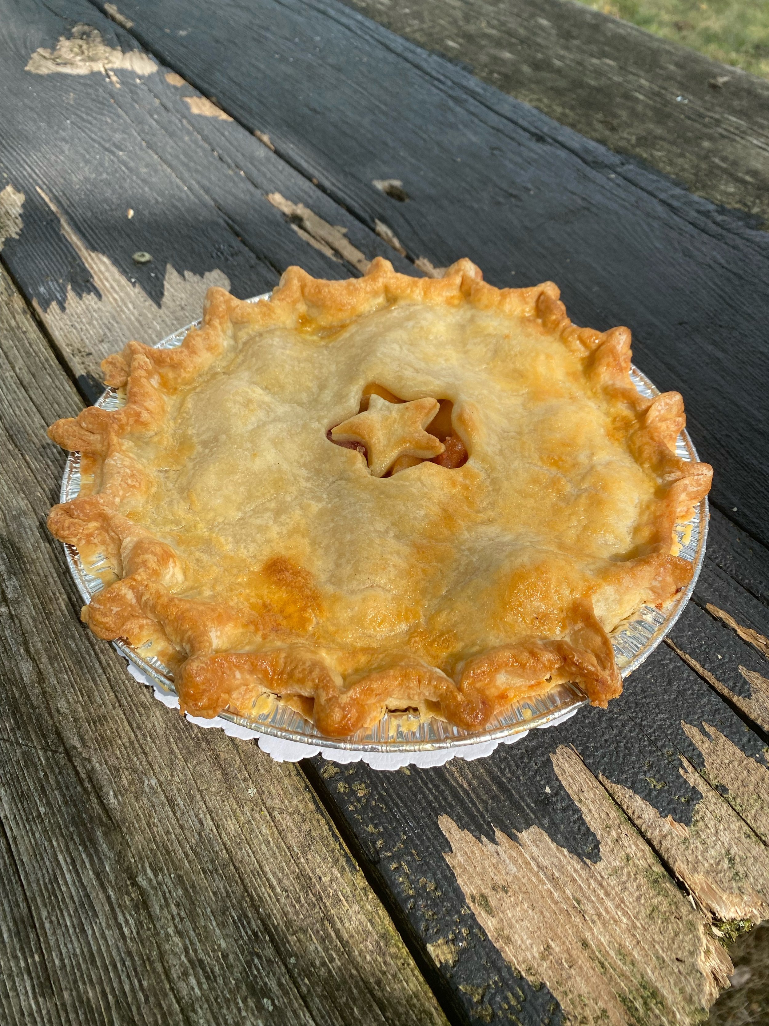 Peach pie