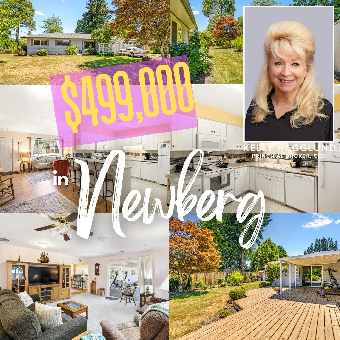 499,000 in Newberg!
ㅤ
1400 HADLEY RD, Newberg, Oregon
bit.ly/hadley1400
ㅤ
A rare chance to enjoy space, ease of daily living, and community all in one warm, welcoming residence! On over a quarter acre, this charming single-level home has been well-lo