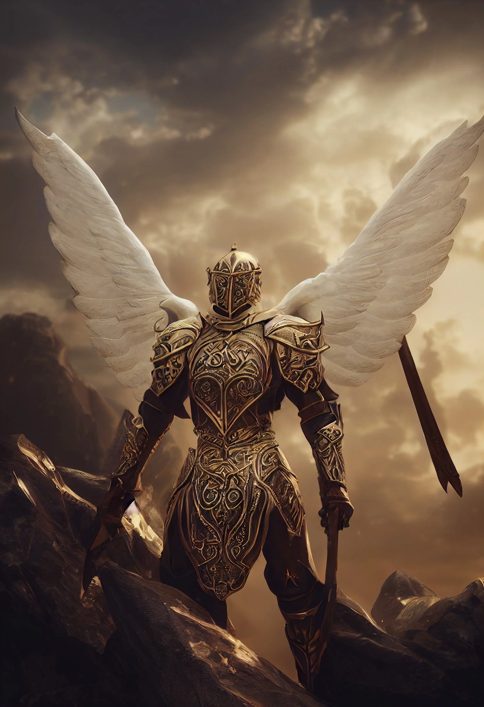 Aasimar in Gold