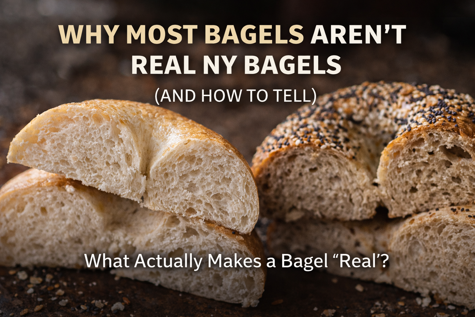 Why Most Bagels Aren’t Real NY Bagels (And How to Tell)