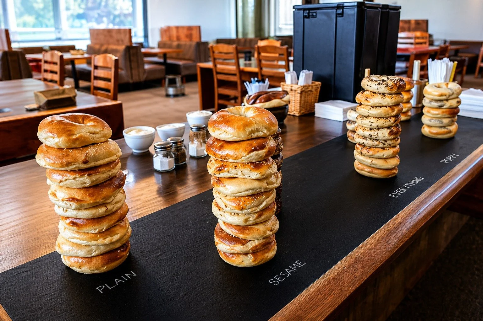 Discover a Bagel Shop Around Me That Still Hand Rolls