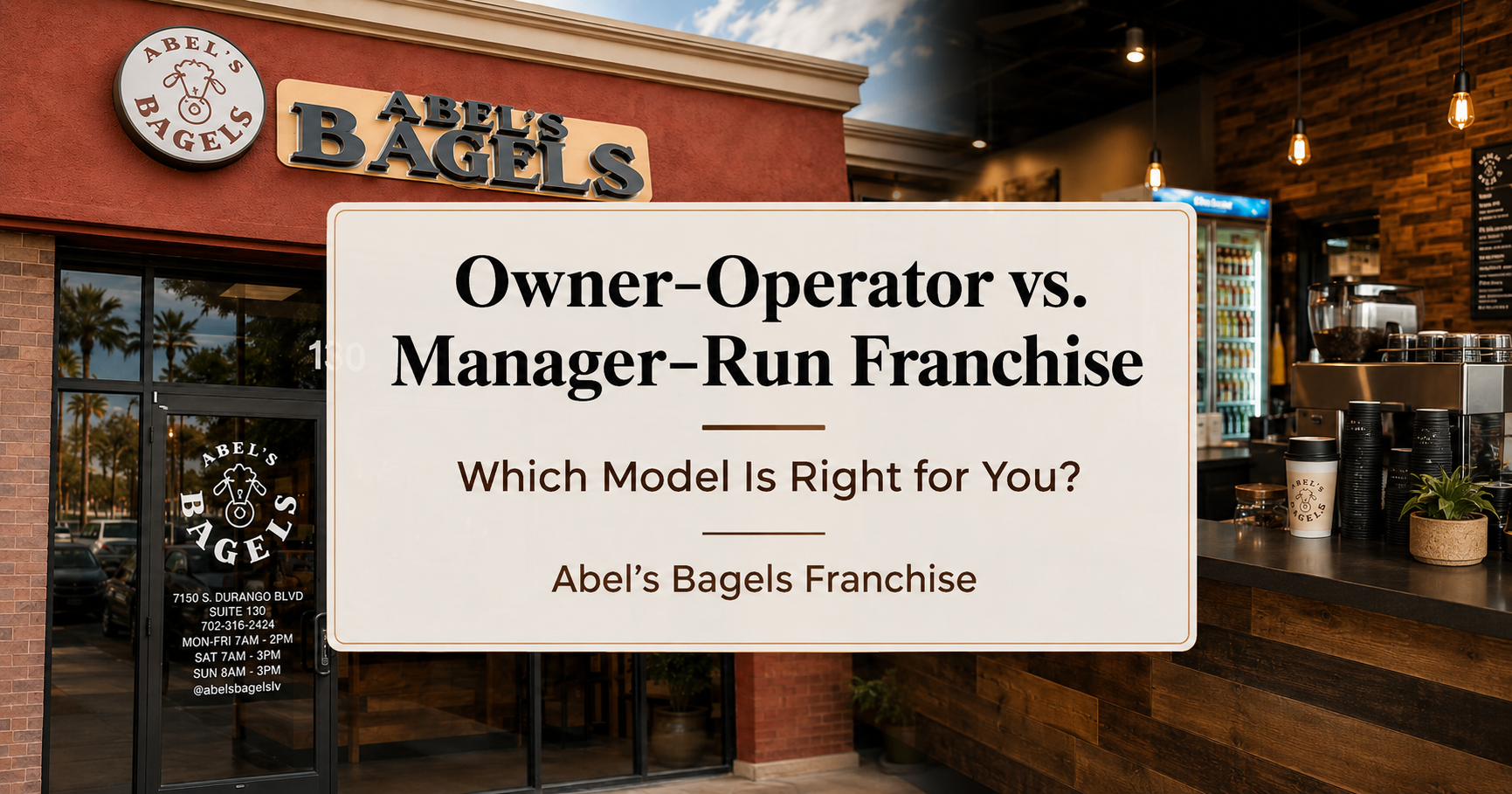 Owner-Operator vs. Manager-Run Franchise: Which Model Is Right for You?