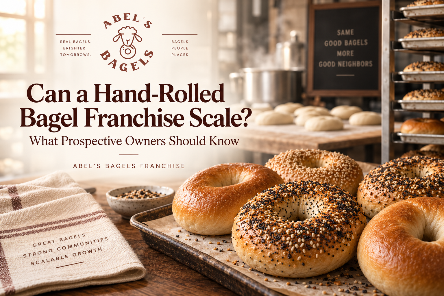 Can a Hand-Rolled Bagel Franchise Scale? What Prospective Owners Should Know