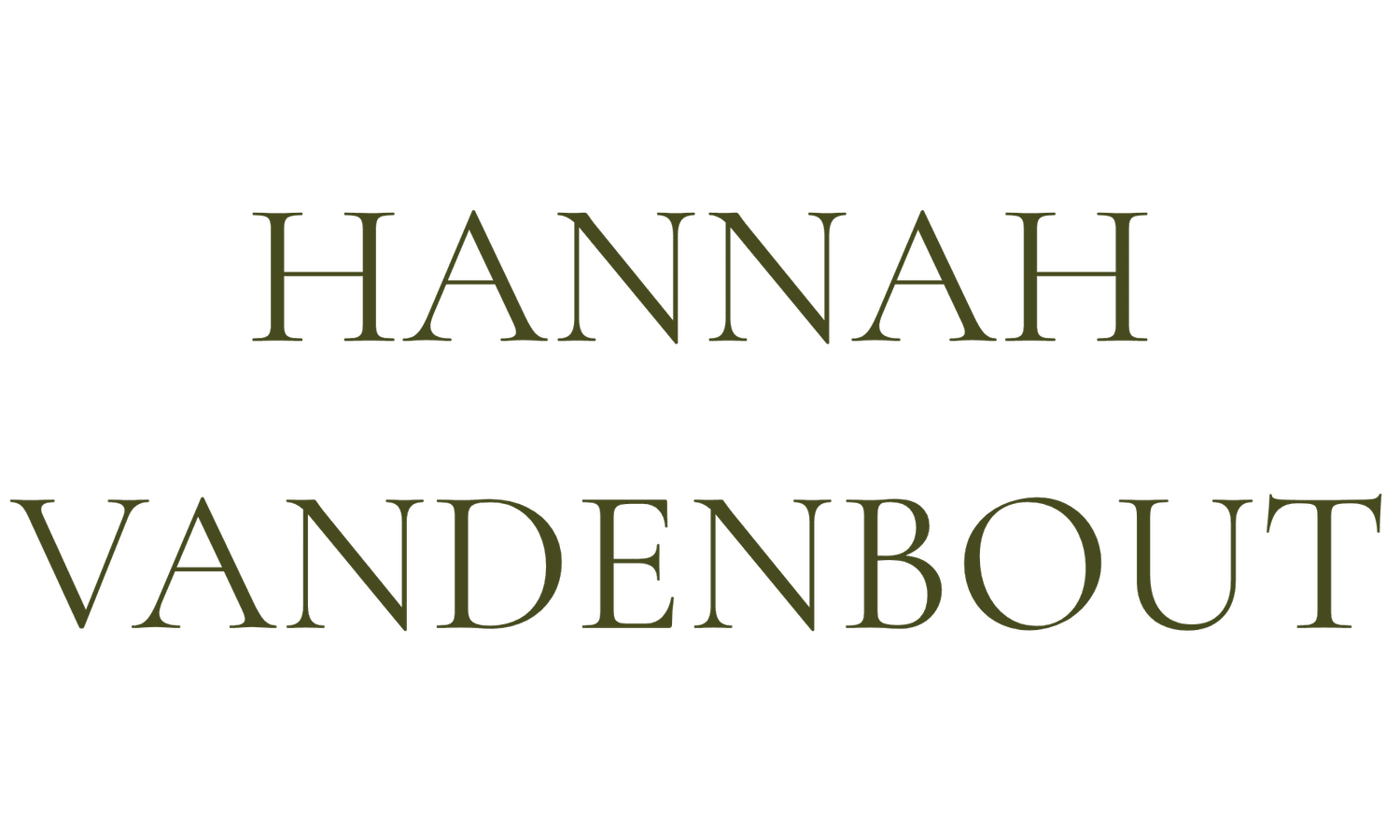 HANNAH VANDENBOUT