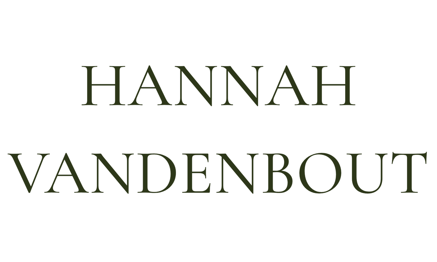 HANNAH VANDENBOUT