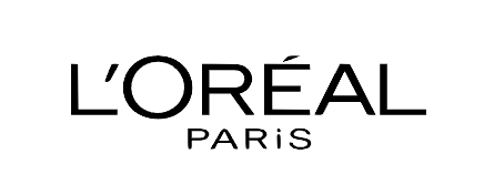 L'Oréal Paris logo in black text on a white background.