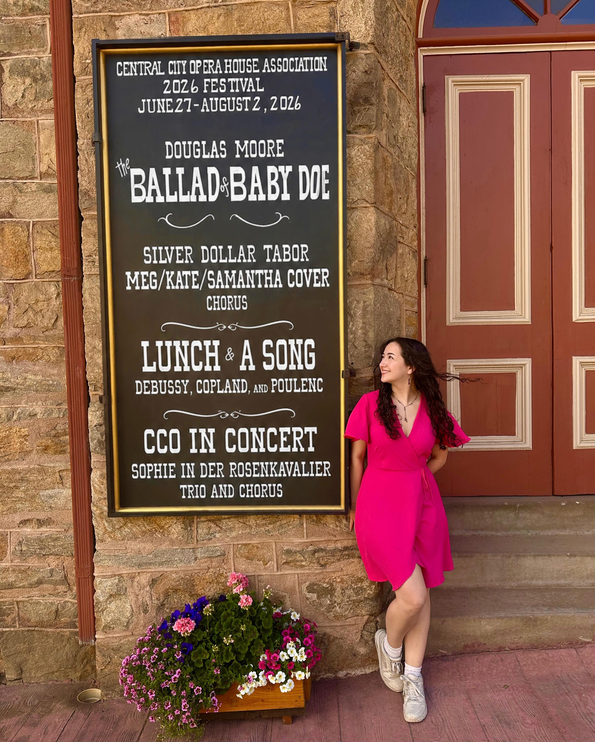 Summer season!!! Tech week of Baby Doe has begun and I am so excited to be singing Silver Dollar Tabor - what a woman! I can&rsquo;t wait to sing the Rosenkavalier trio with orchestra and I&rsquo;ve been working on a ton of chanson for my recital. So