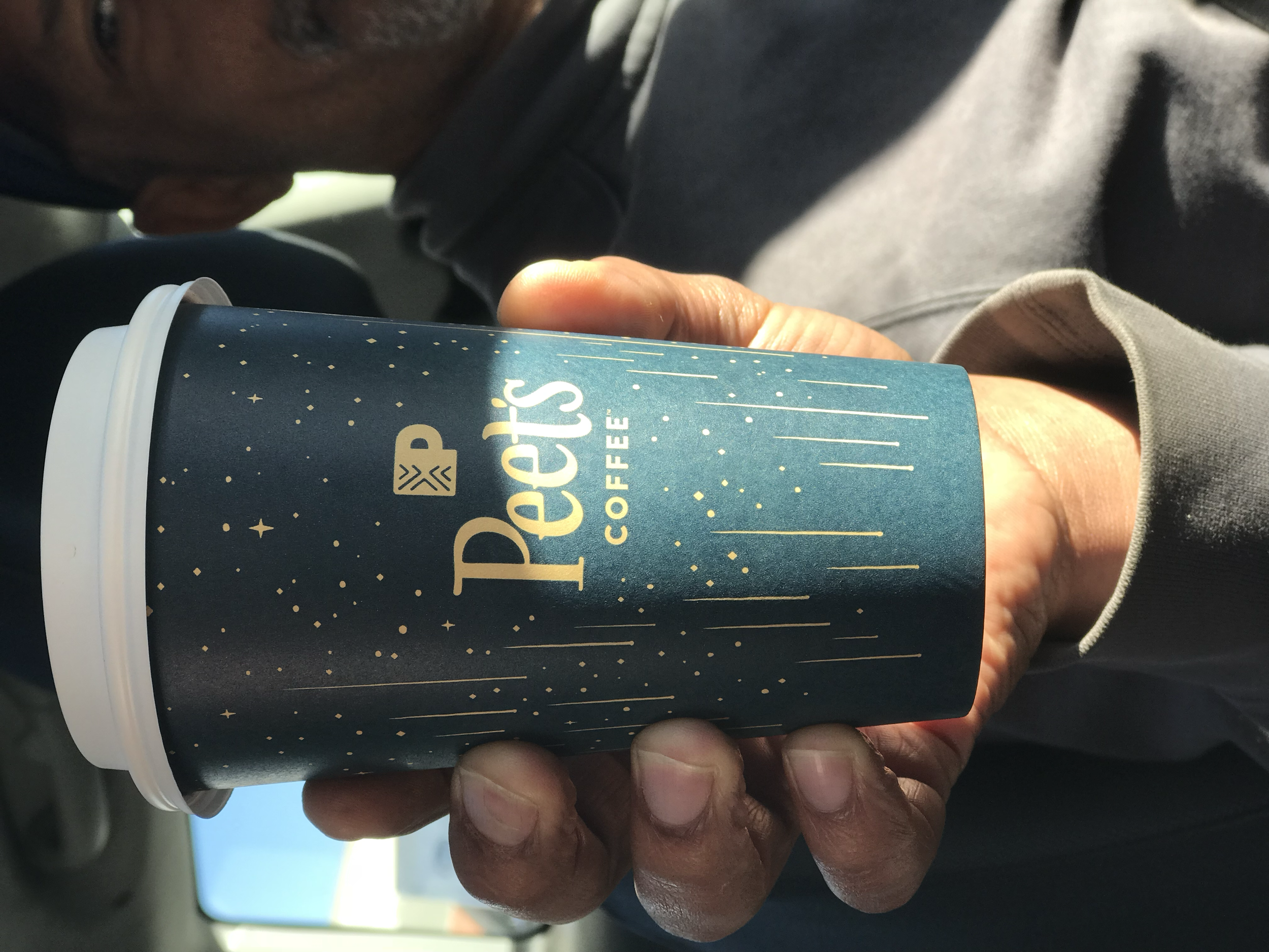 holiday social: to-go cups and merchandise