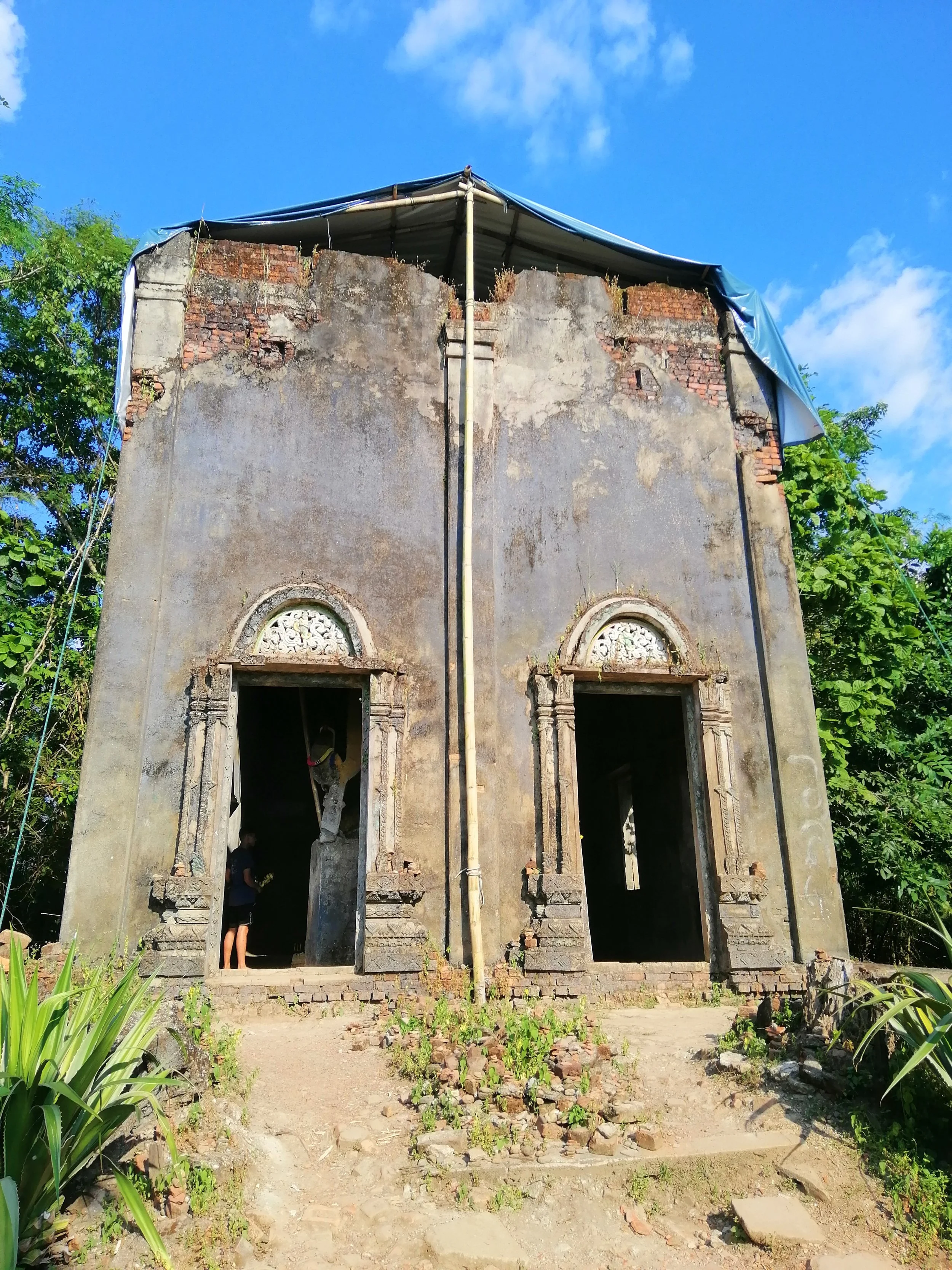 Wat Somdet (Old), an ancient temple located in Sangkhlaburi
