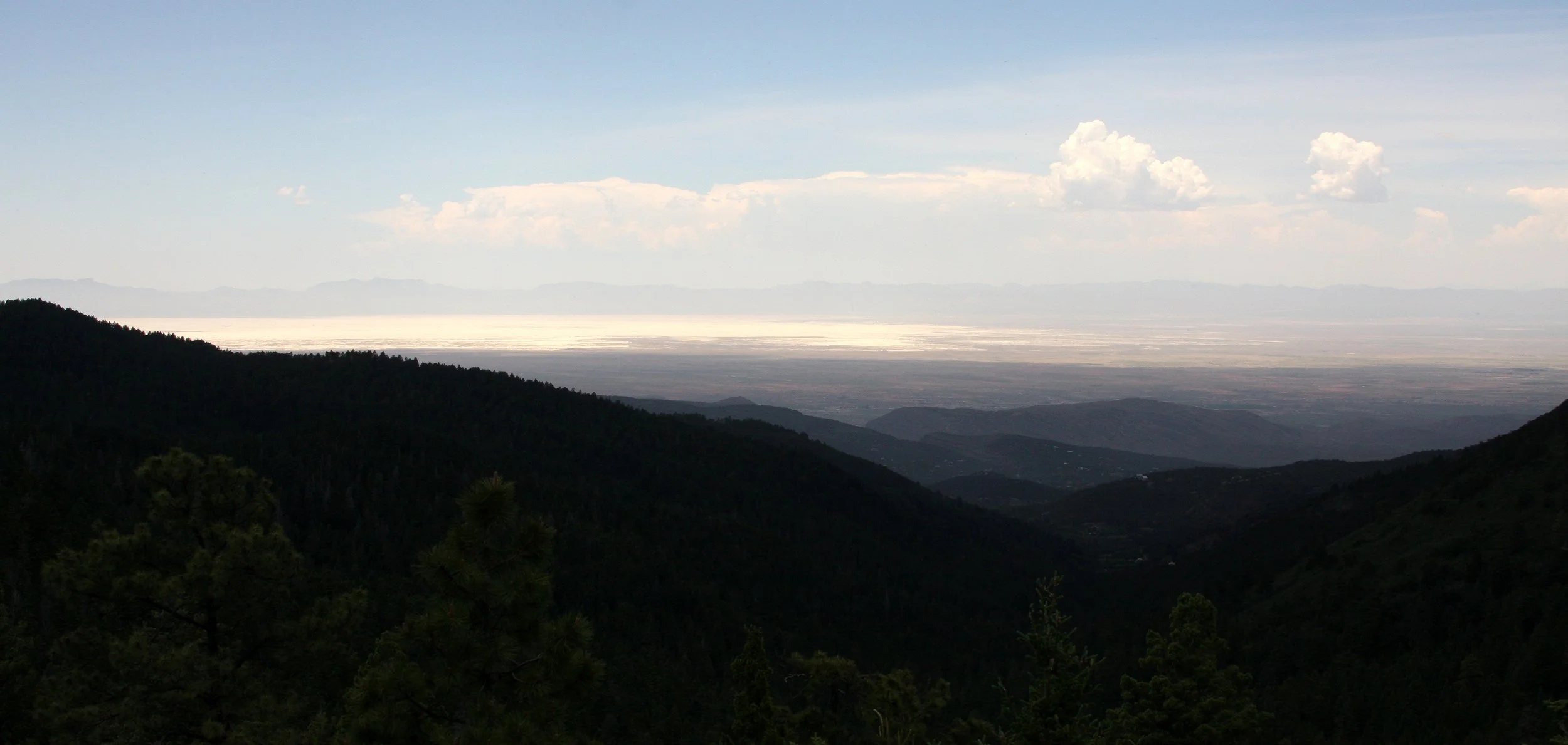 SACRAMENTO MOUNTAINS NEW MEXICO - VIEW OF WHITE SANDS NATIONAL MONUMENT AND AREA (5).JPG