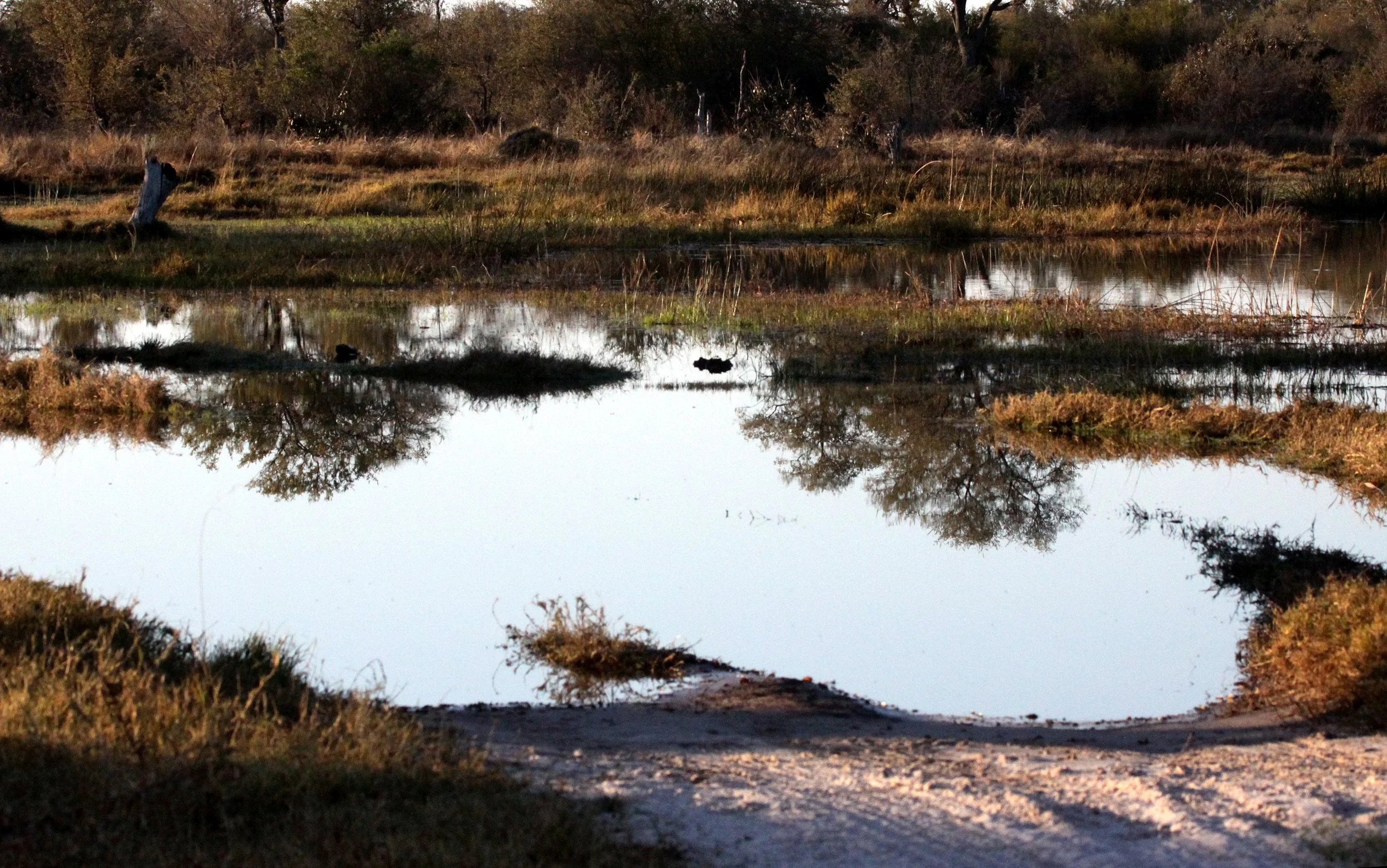 KHWAI CAMP - OKAVANGO - ROADS FROM HELL.JPG