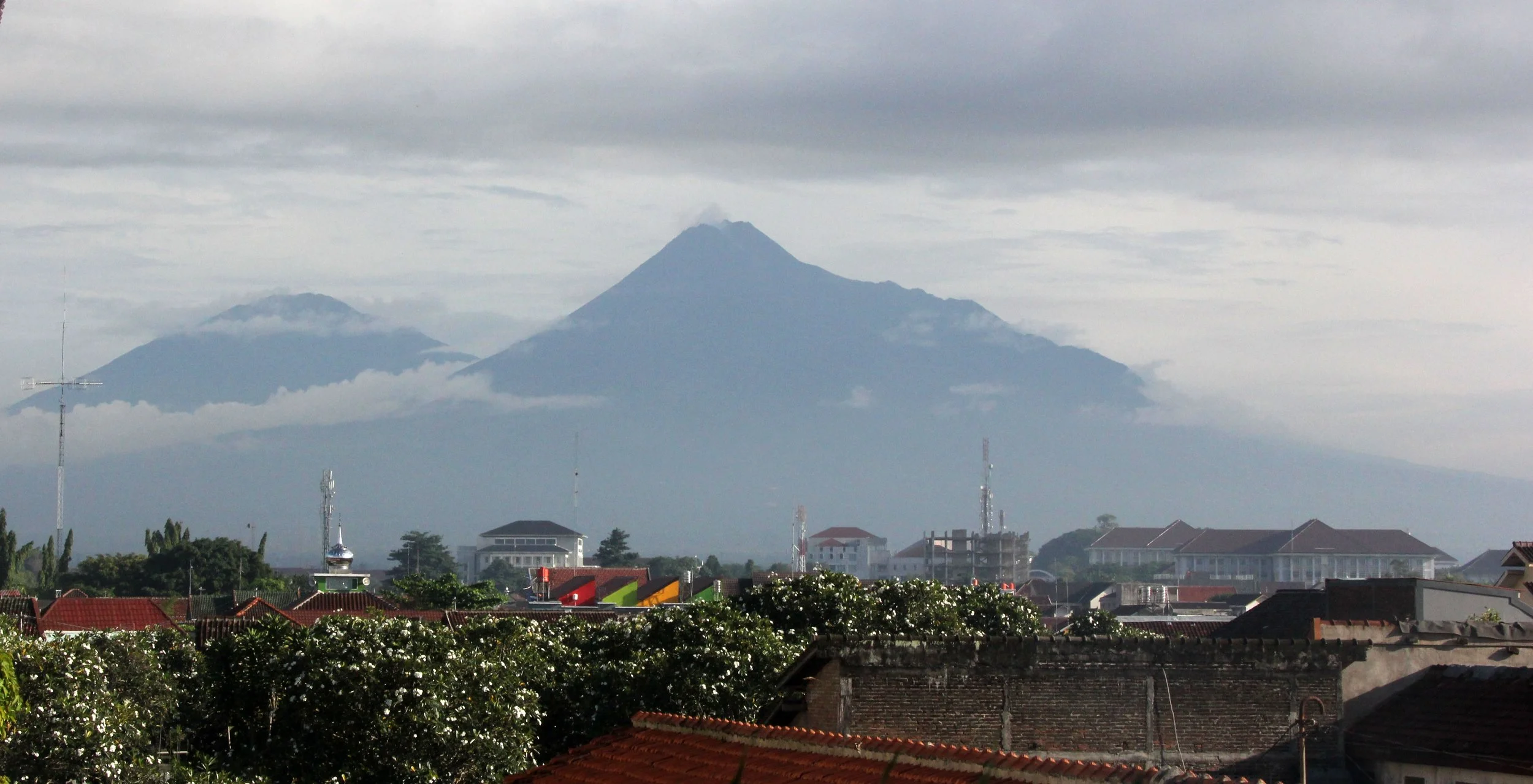 View of Mount Gede from Cibodas