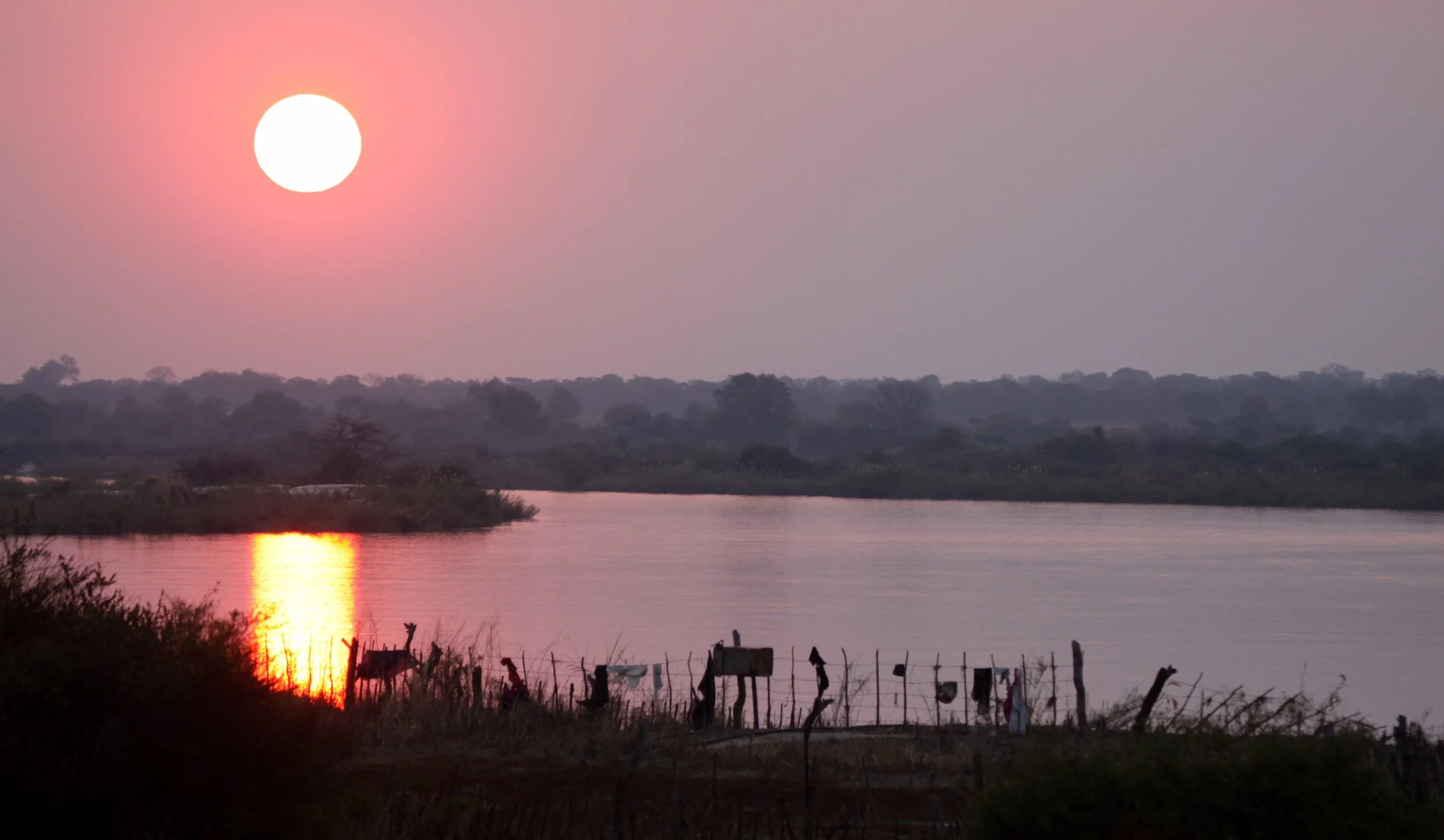 NAMIBIA - CAPRIVI STRIP - POPA FALLS SUNSET.JPG