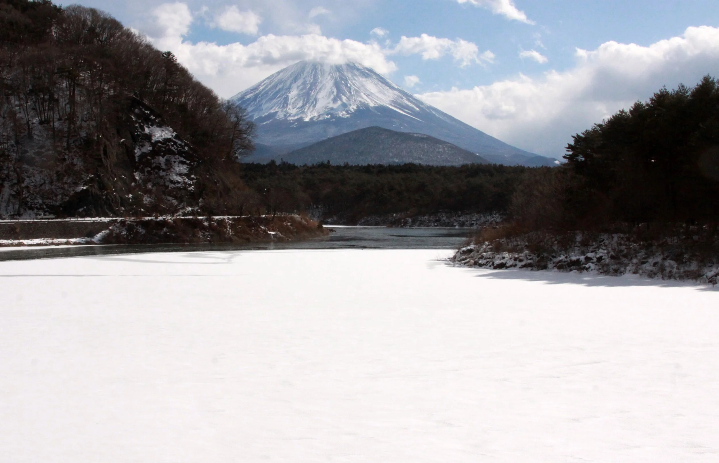 MOUNT FUJI - AS SEEN FROM LAKE SHOJI JAPAN (7).JPG