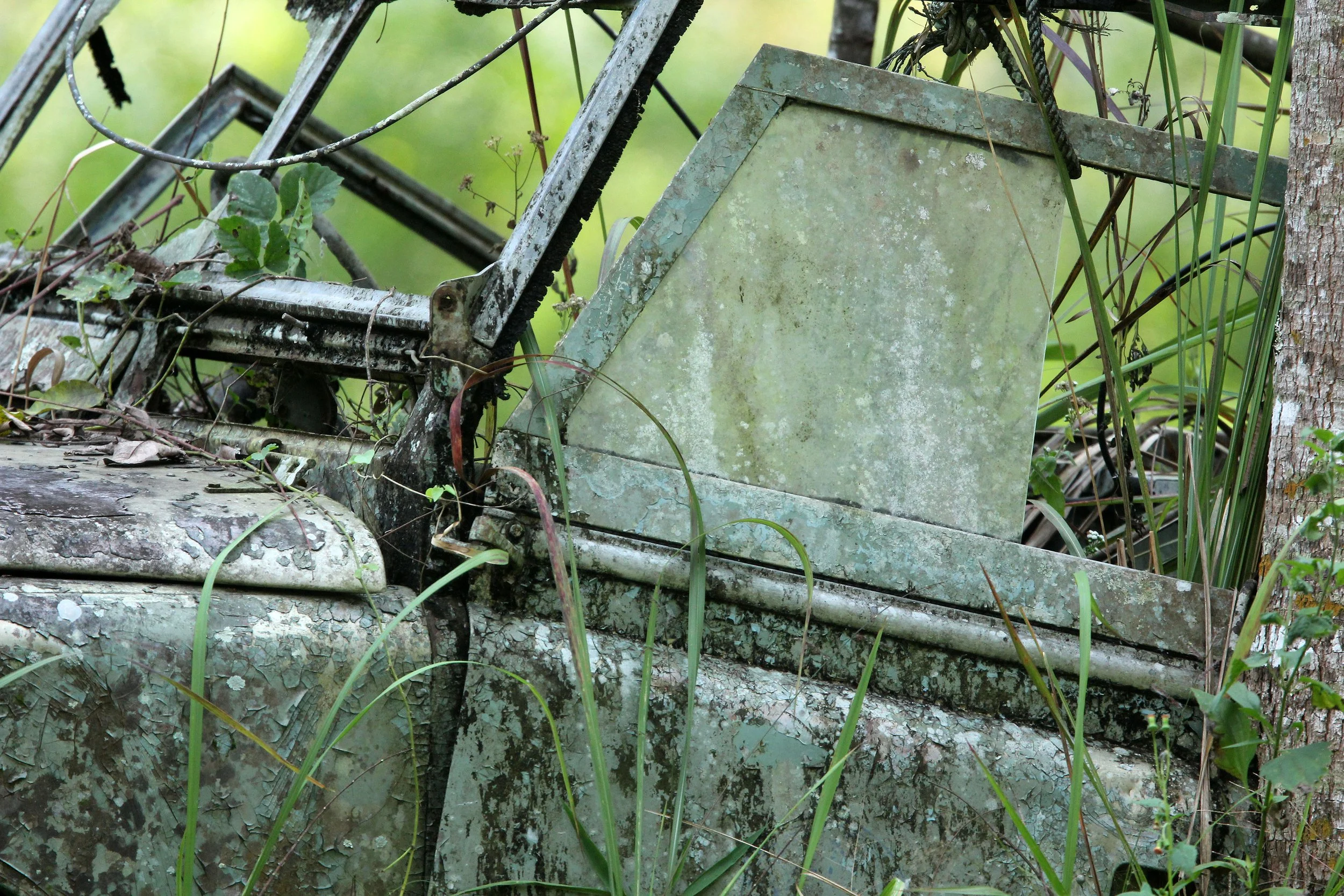 This old jeep is abandoned in Kapook Kapien and is told to be one of Seub's vehicles.