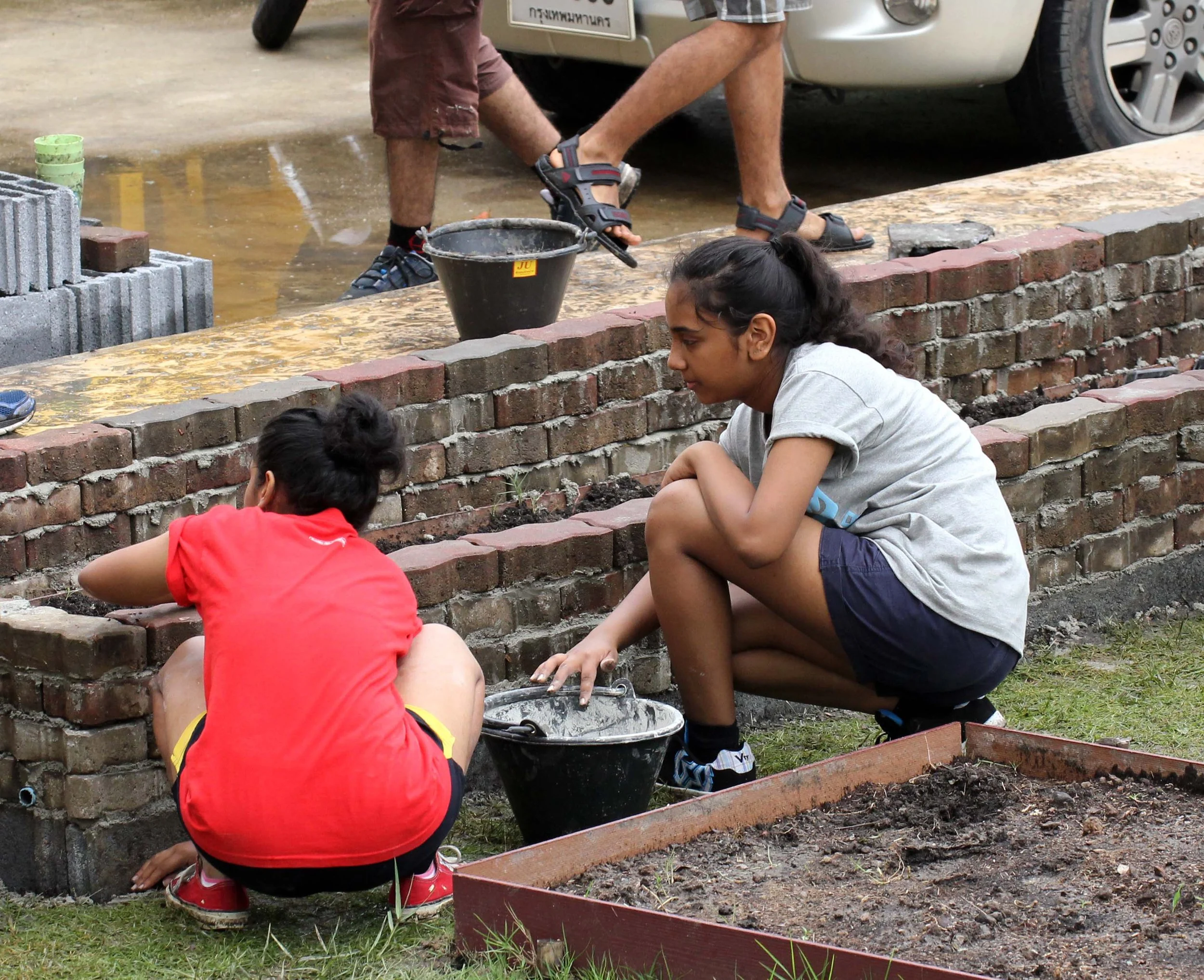 2013 Roots & Shoots Raised Garden Bed Construction at ISB First Year (122).JPG