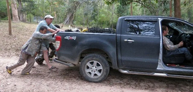 Bruce with a dead battery....