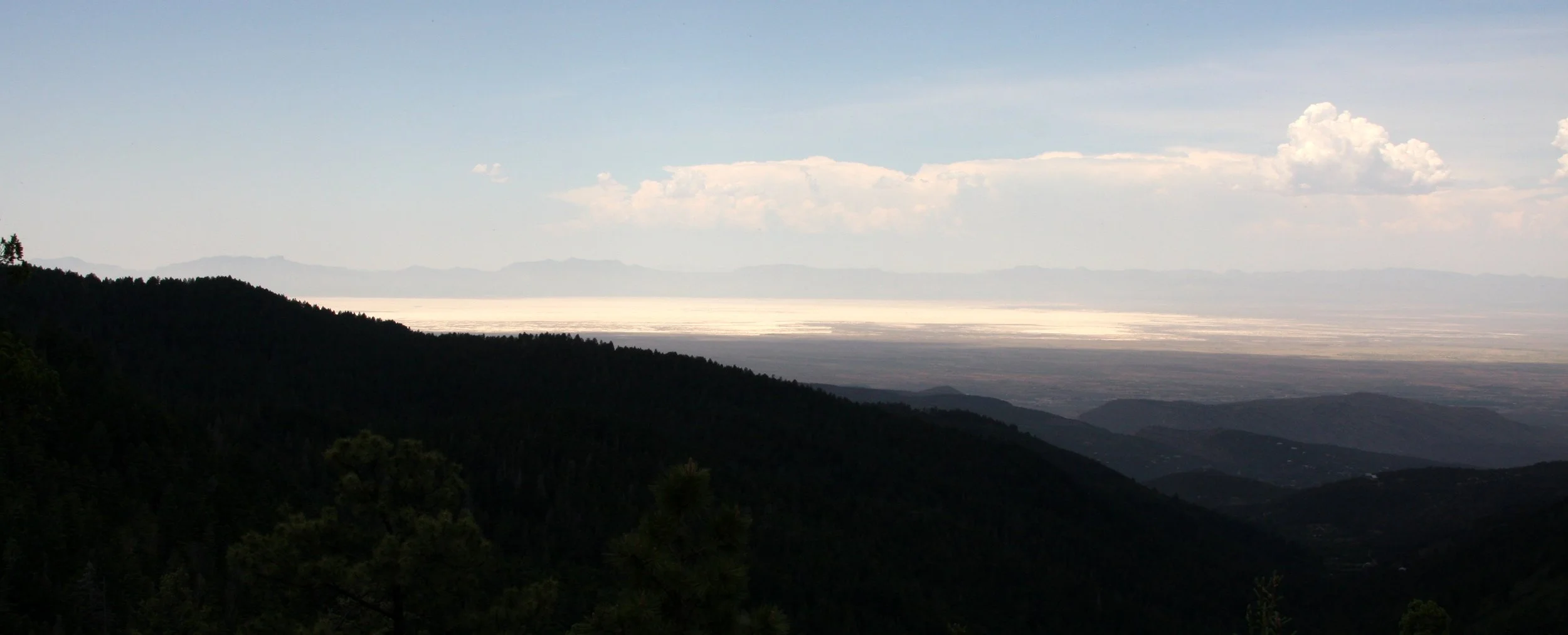 SACRAMENTO MOUNTAINS NEW MEXICO - VIEW OF WHITE SANDS NATIONAL MONUMENT AND AREA (4).JPG