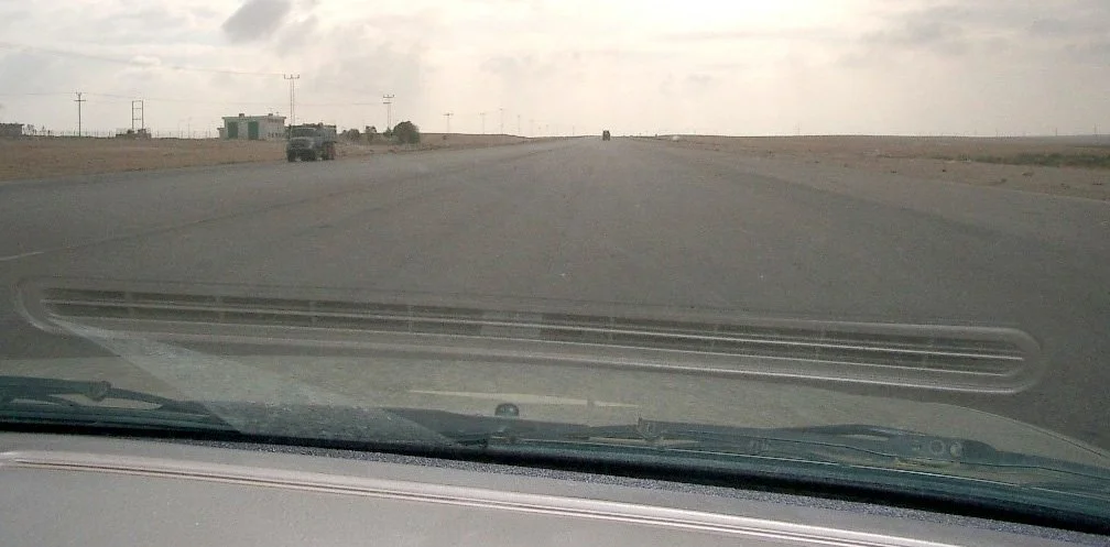 Road trip in Jordan near the Iraq border!