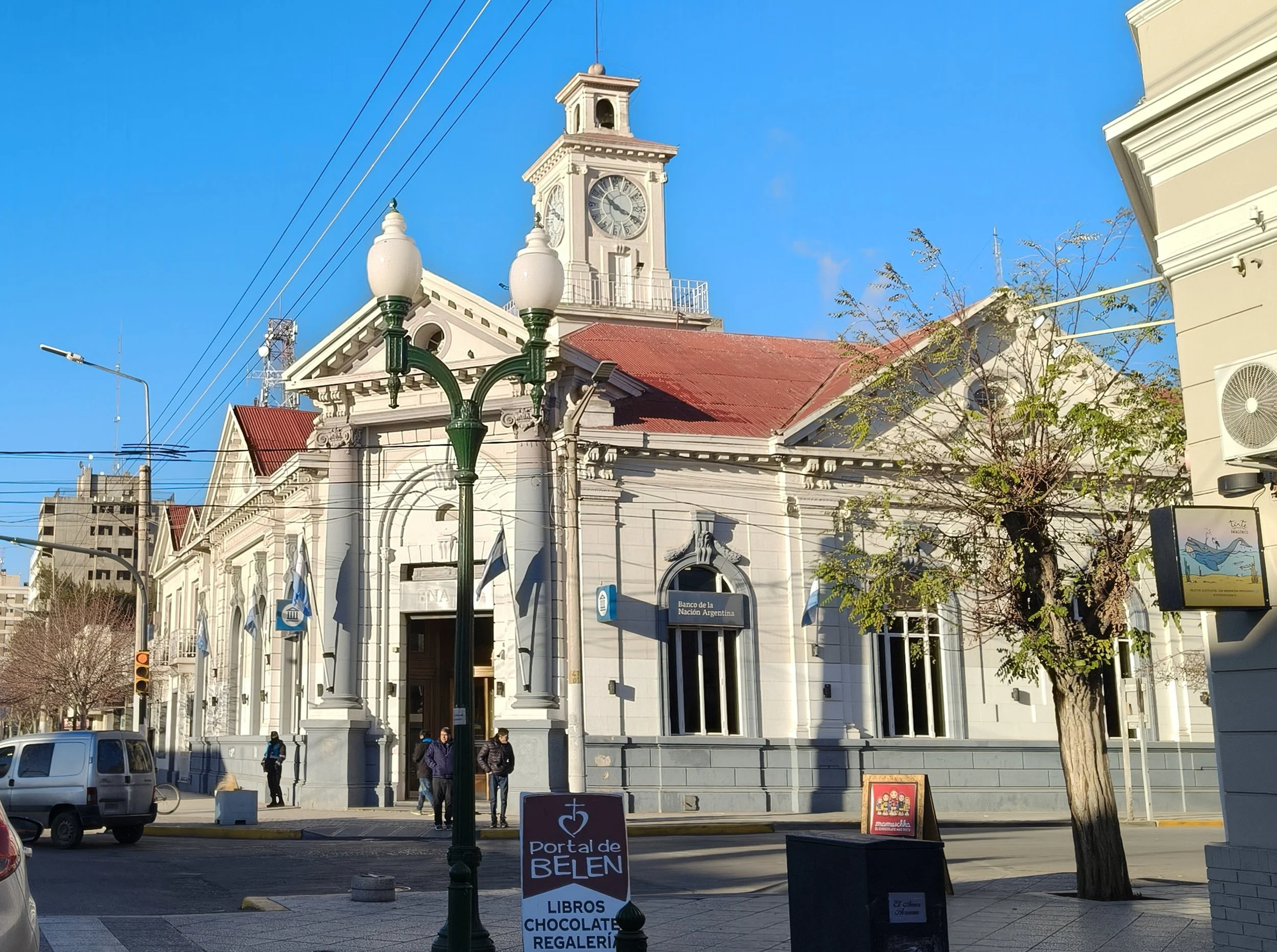 The main street in Trelew was nice - classic European facades.