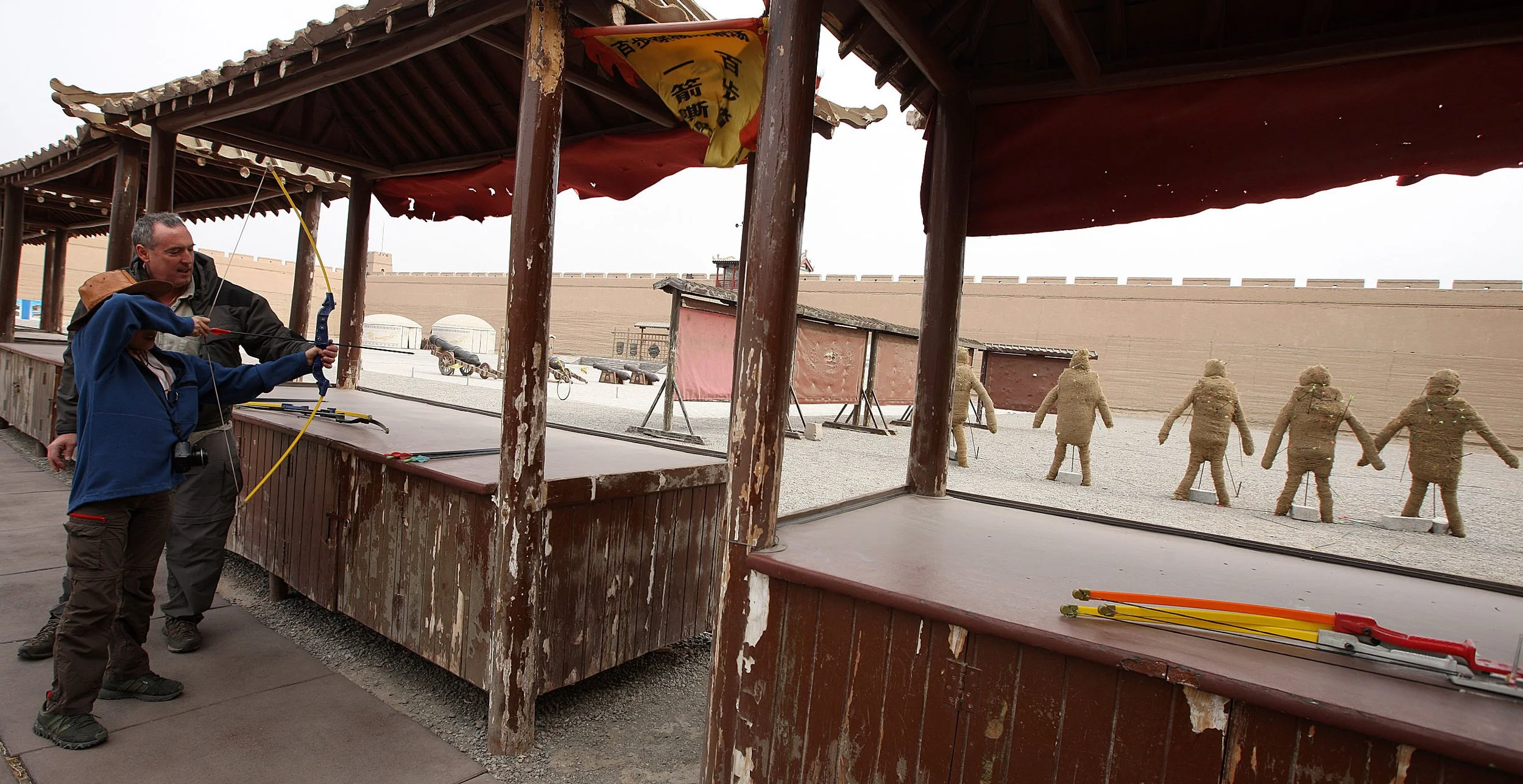 JIAYUGUAN  PASS - FORTRESS AND GREAT WALL - GANSU CHINA (8).JPG