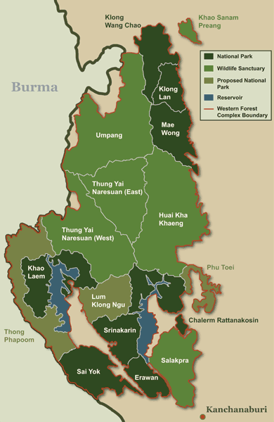 Western Forest Complex Map