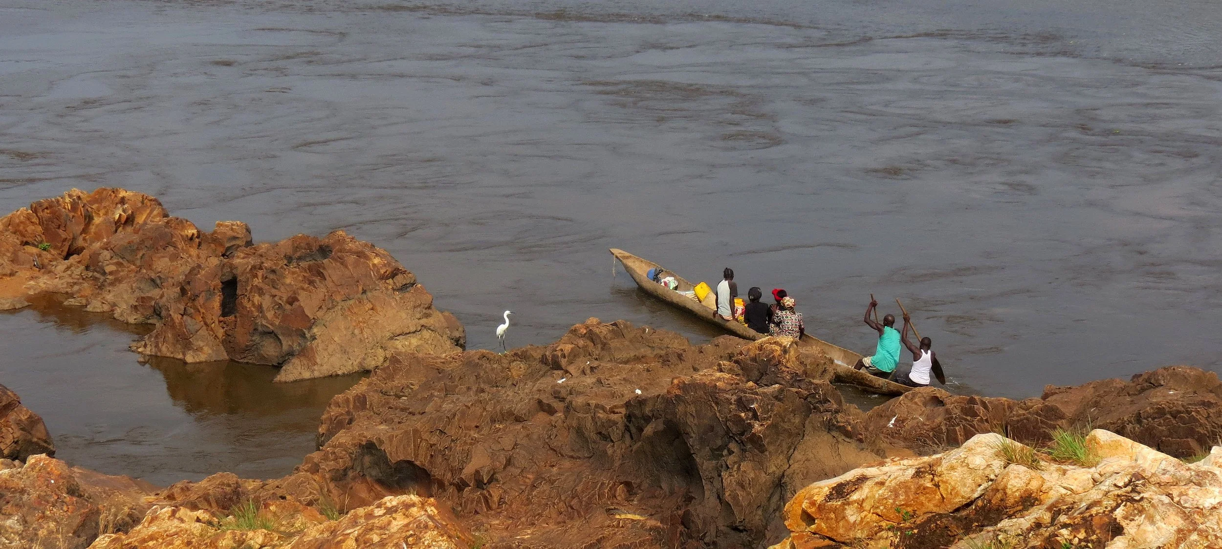 Boat to the Democratic Republic of Congo