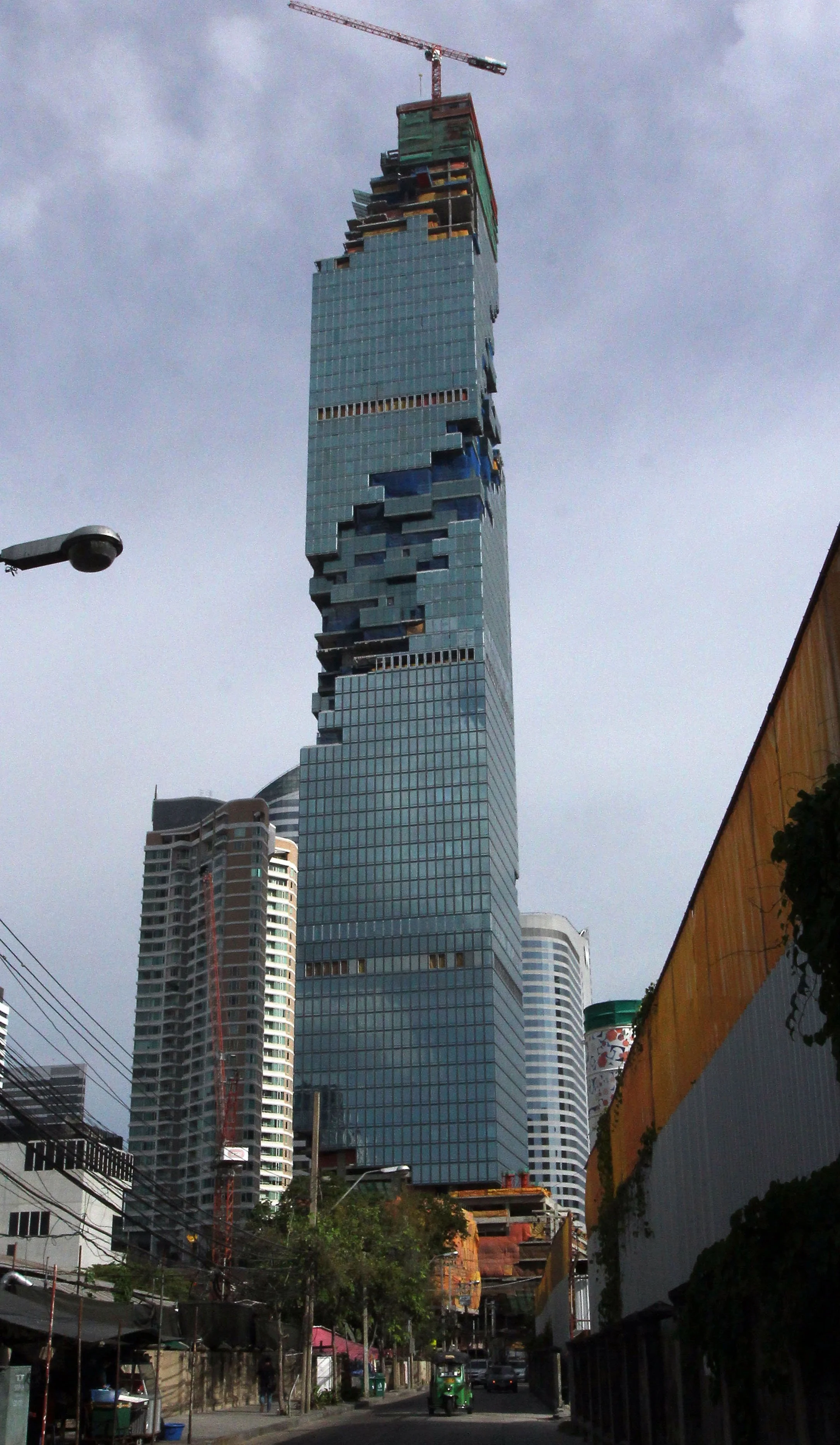 The Mahanakhon still under construction