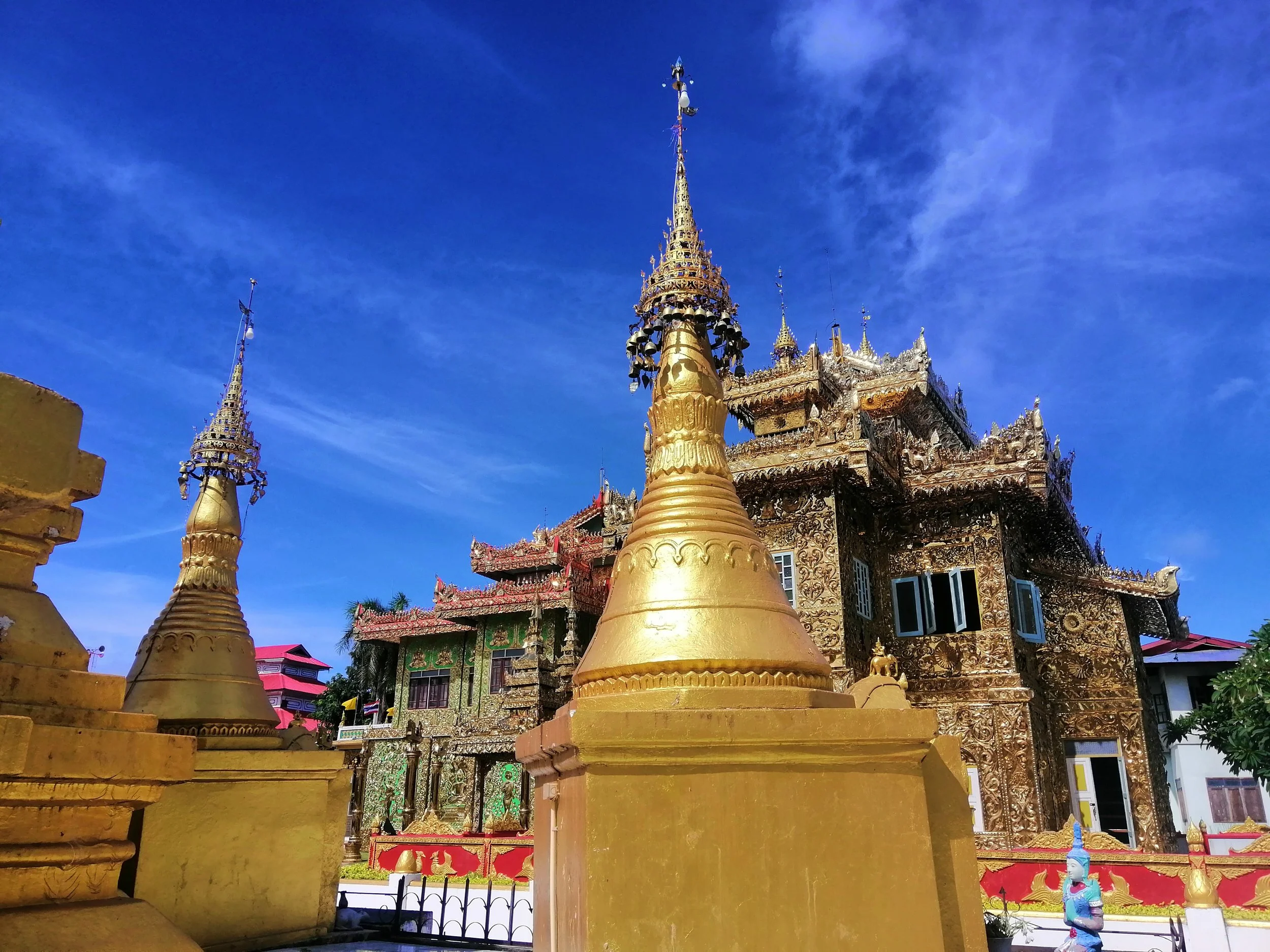 Mae Sot Tak Wat Thai Wattanaram Summer Trip to Northern Thailand