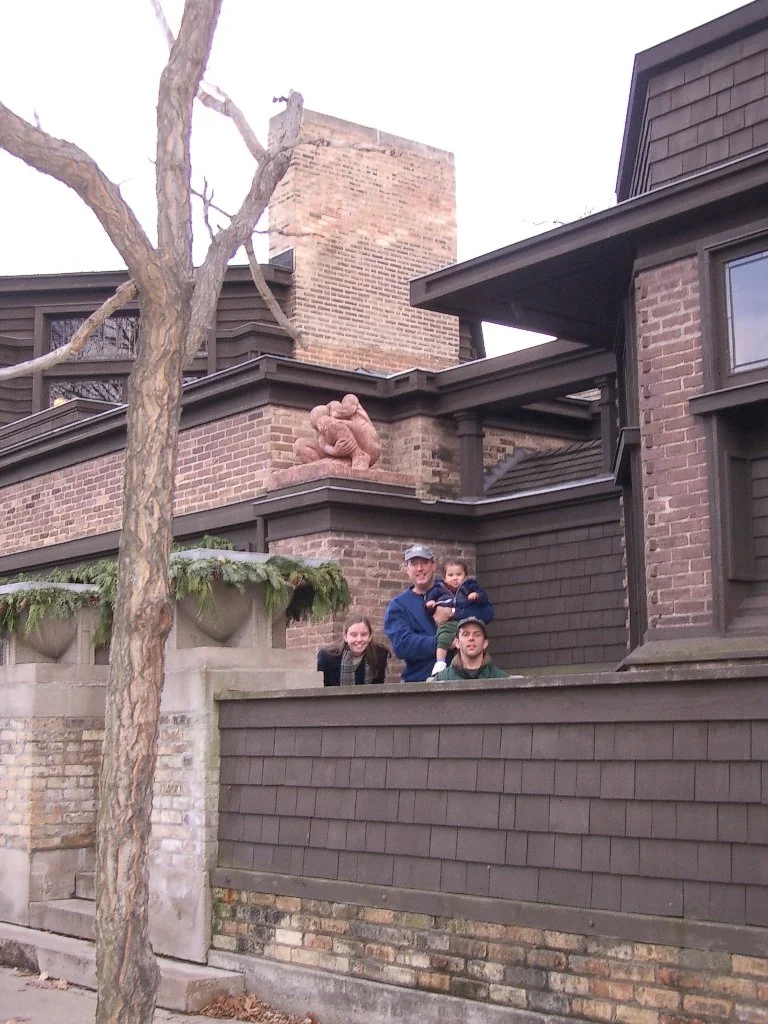 Frank Lloyd Wright house tour in Oak Park