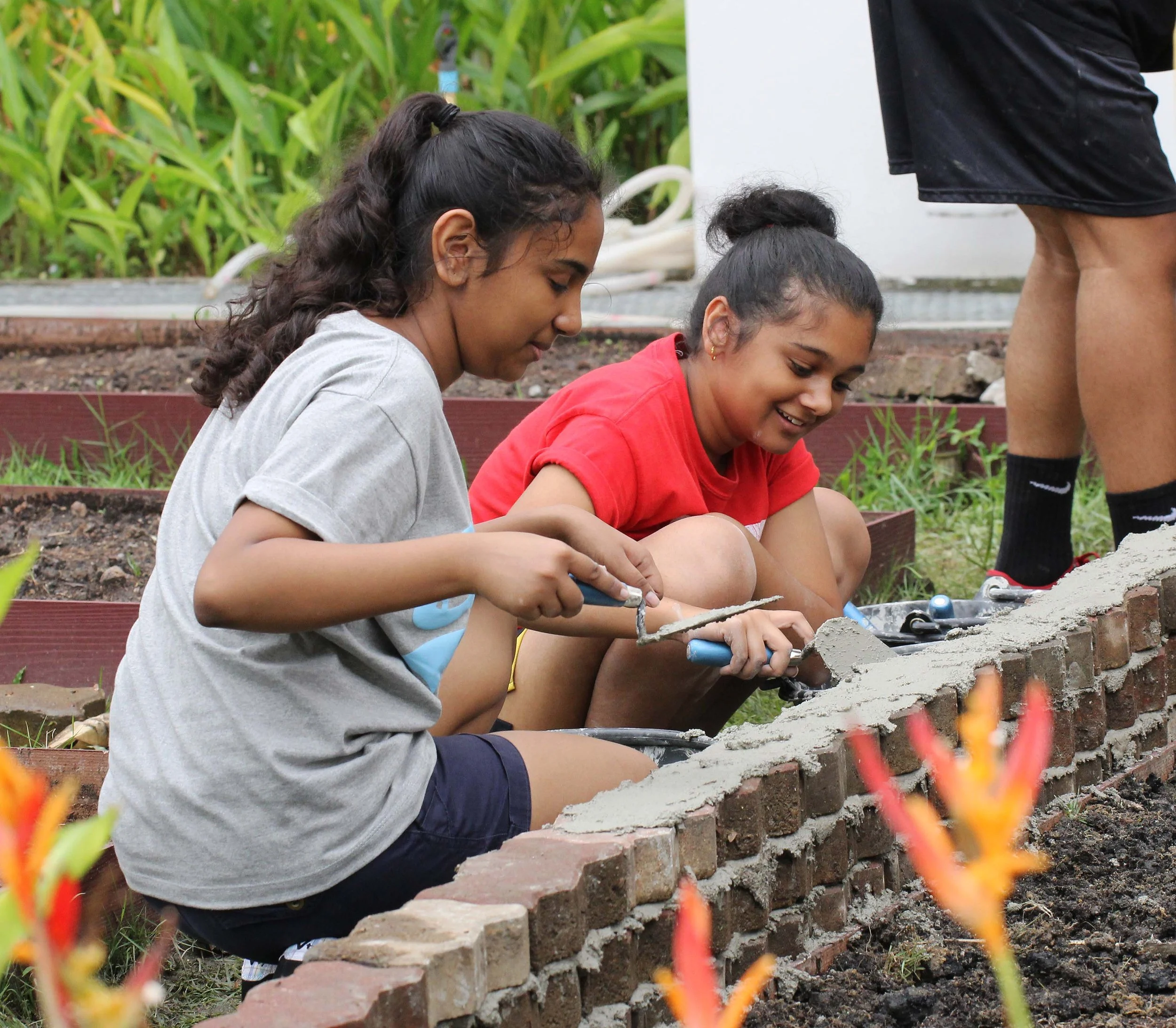 2013 Roots & Shoots Raised Garden Bed Construction at ISB First Year (112).JPG