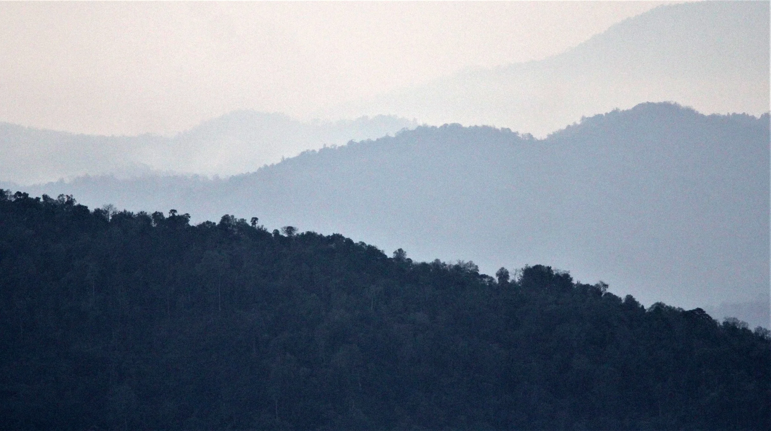 View of the Tenasserim Mountains in the Western Forest Complex