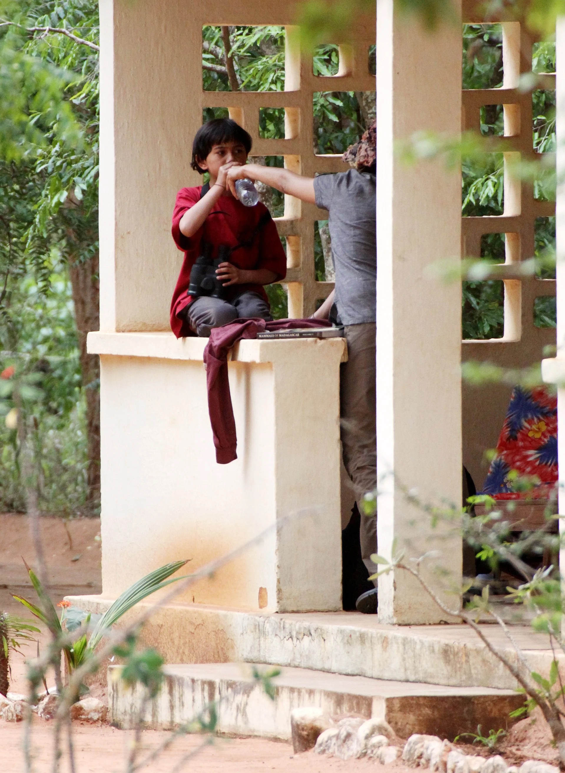 BERENTY RESERVE MADAGASCAR - HANGING AT THE PAD.JPG