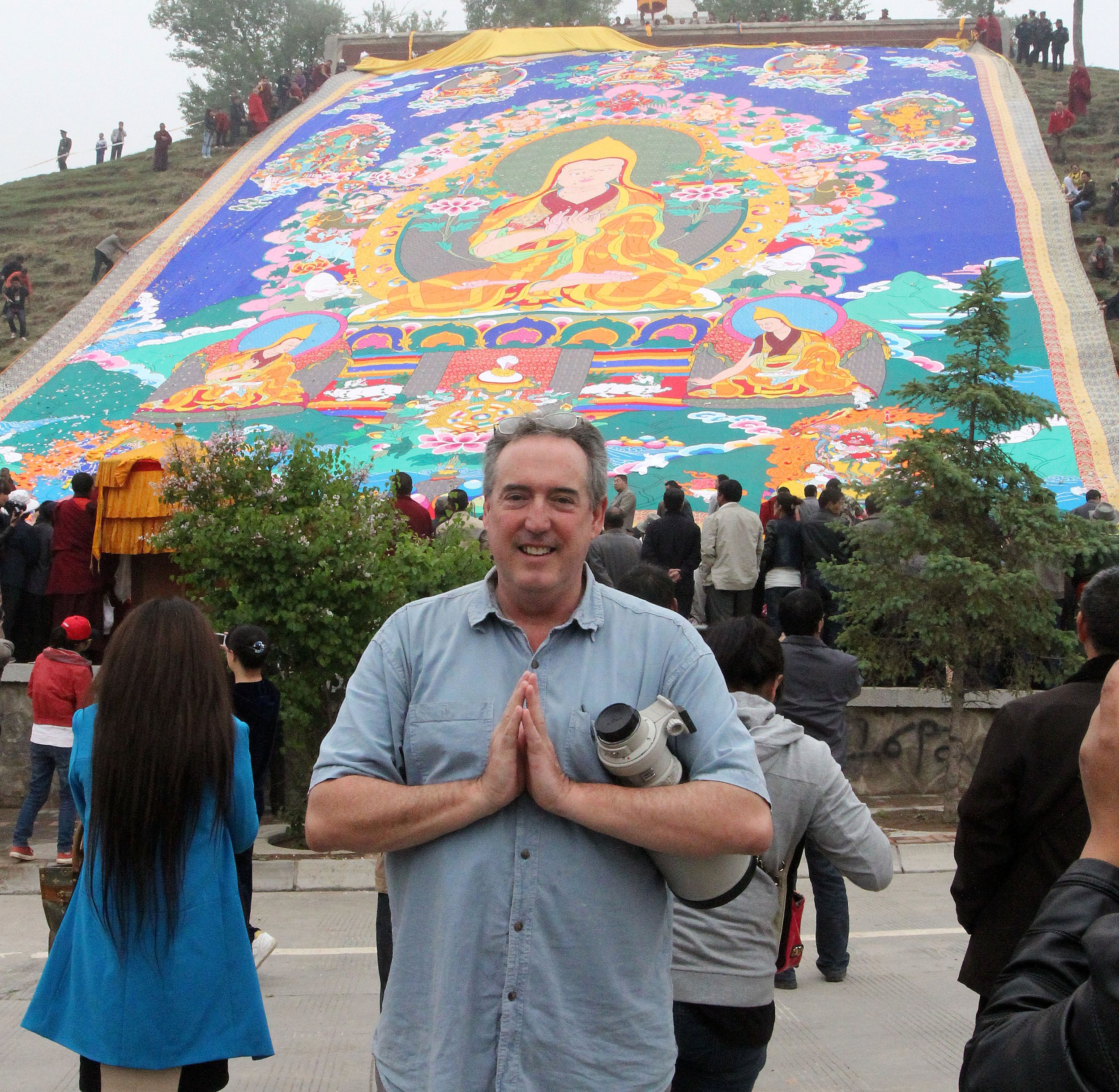 KUMBUM MONASTERY - QINGHAI - SUNNING BUDDHA FESTIVAL 2013 (227).JPG