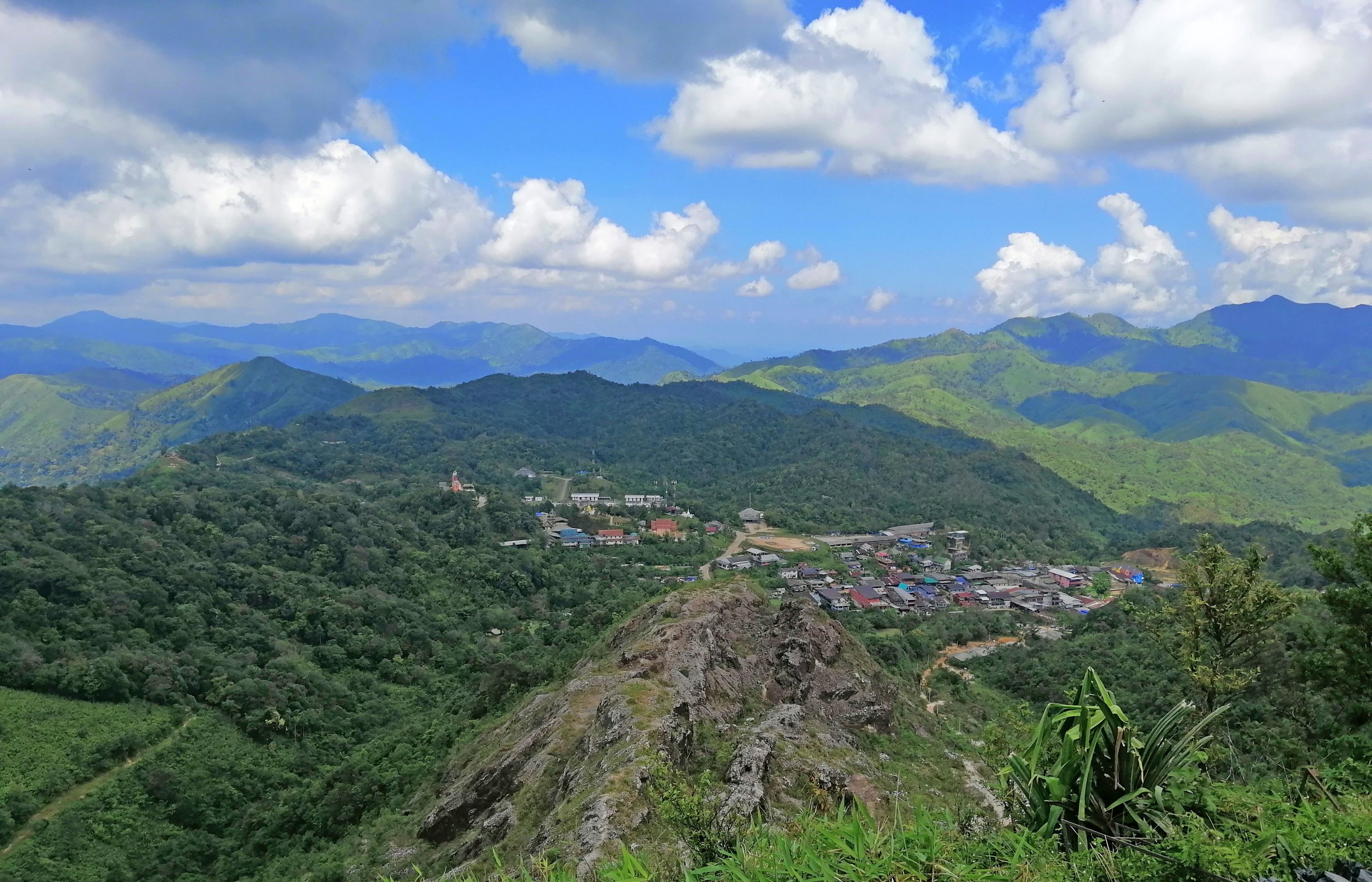 Pilok Village is a popular tourist hotspot for local Thai travelers and is located right on the Thailand-Burma border.  