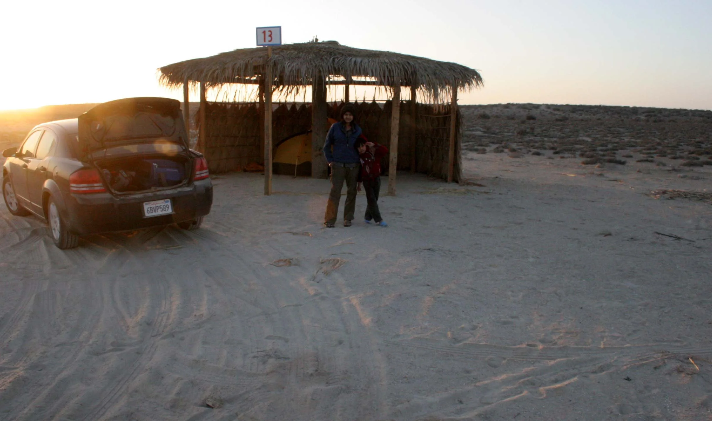 OJO DE LIEBRE LAGOON BAJA MEXICO - BASE CAMP.JPG