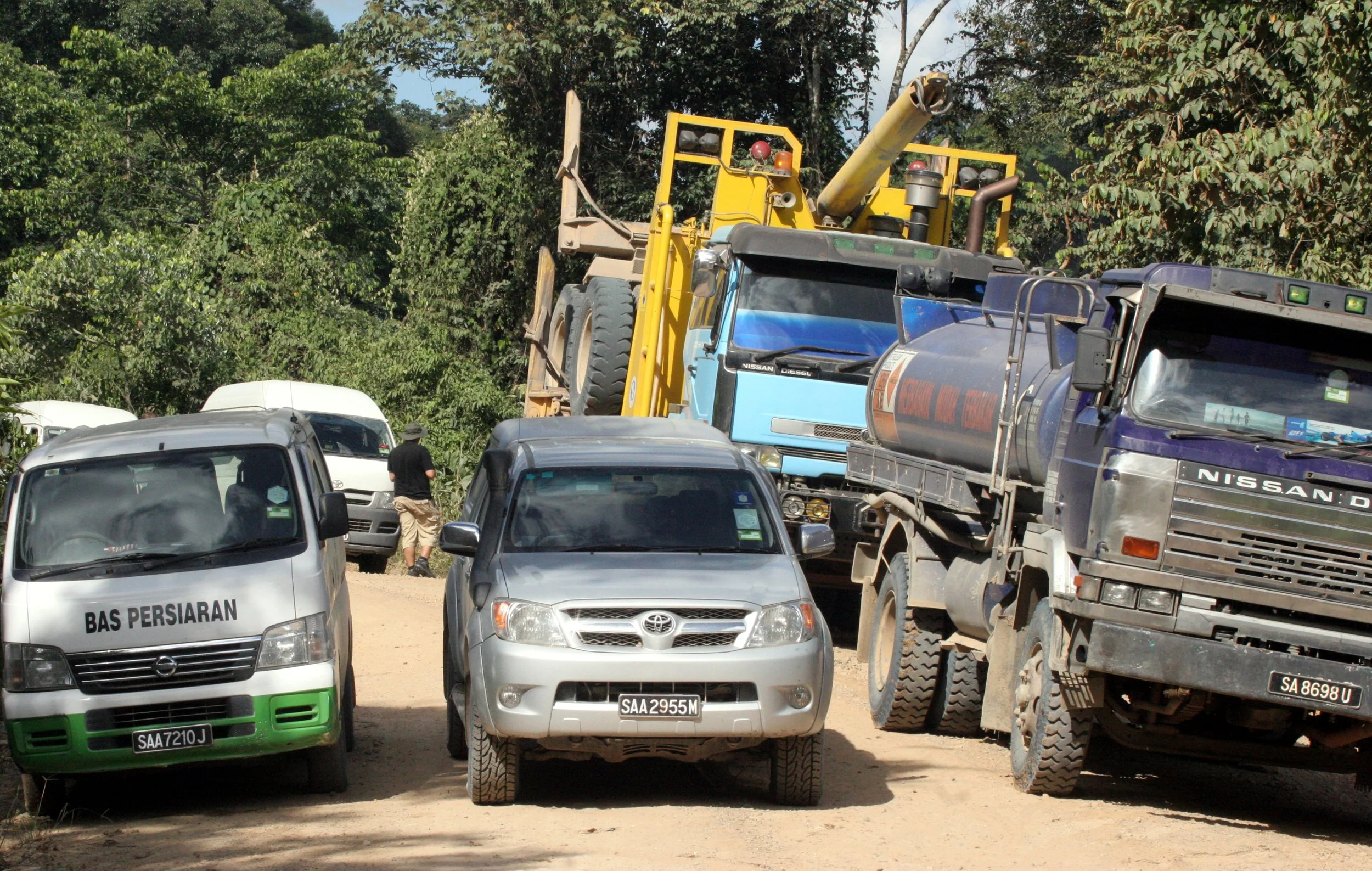 DANUM VALLEY BORNEO - LOGGING ROAD TO INTERIOR.JPG