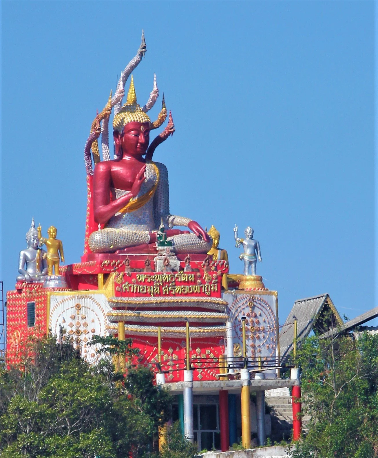 Wat Meuang Pilok in the Thong Pha Phum District of Kanchanaburi Province, Thailand. 
