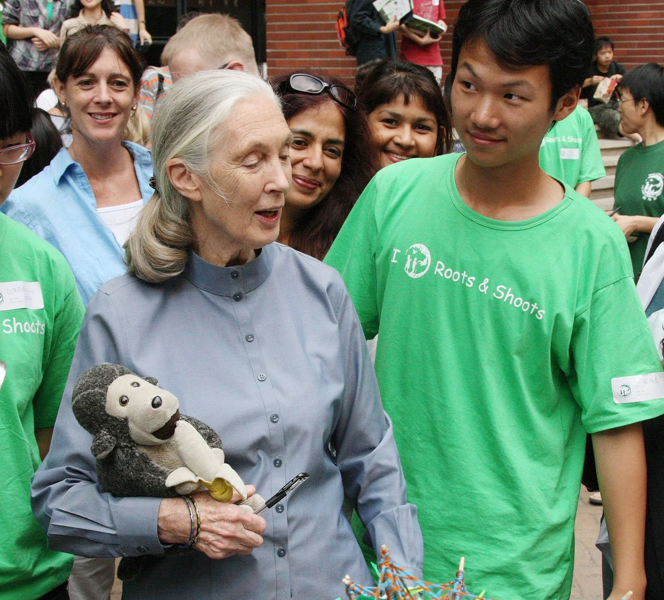 EVENING WITH DR. JANE GOODALL - 23 SEP 2010 - ROOTS AND SHOOTS (37).JPG